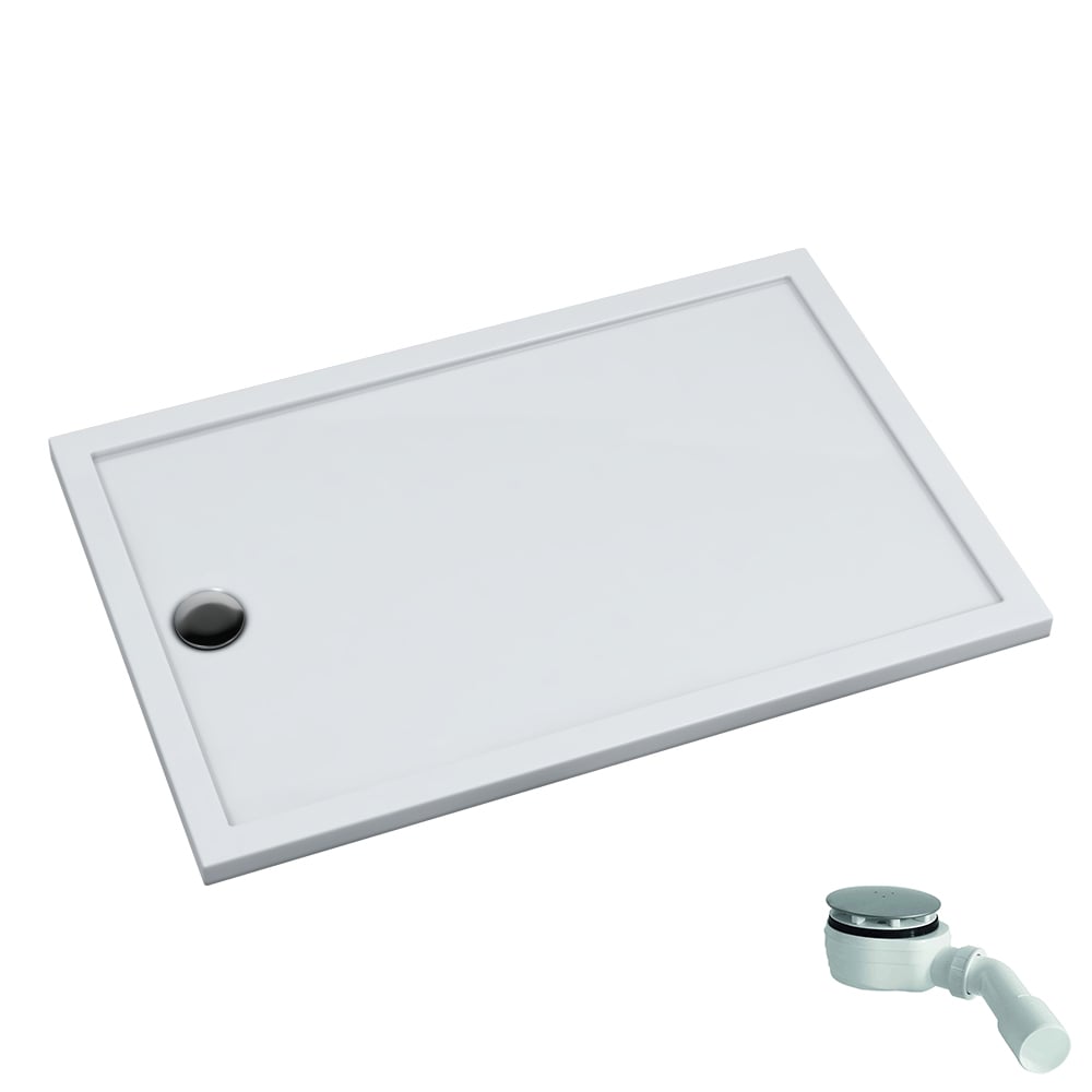 Schedpol Caspar New obdélníková sprchová vanička 110x80 cm bílá 3.2837