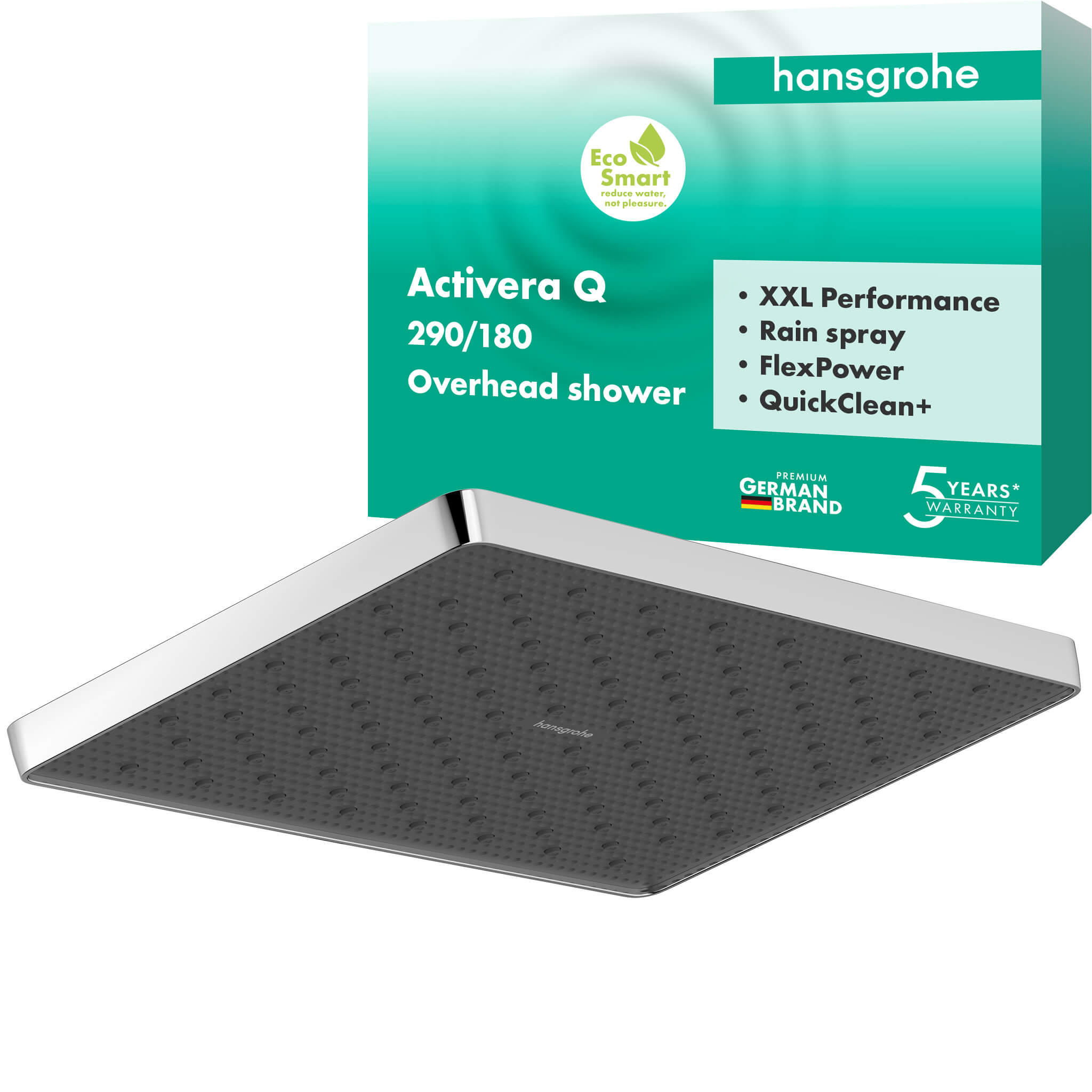 Hansgrohe Activera Q hlavová sprcha 29x18 cm obdélníkový chrom 28738000