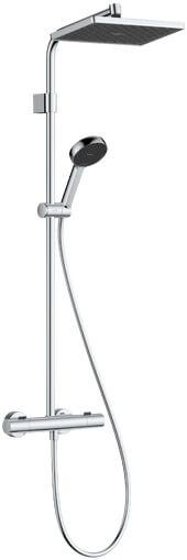 Hansgrohe Activera Q sprchová sada na stěnu s termostatem s dešťovou sprchou chrom 28749000