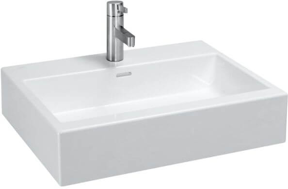 Laufen Living City umyvadlo 60x46 cm obdélníkový klasický-na pult bílá lesk H8174340001041