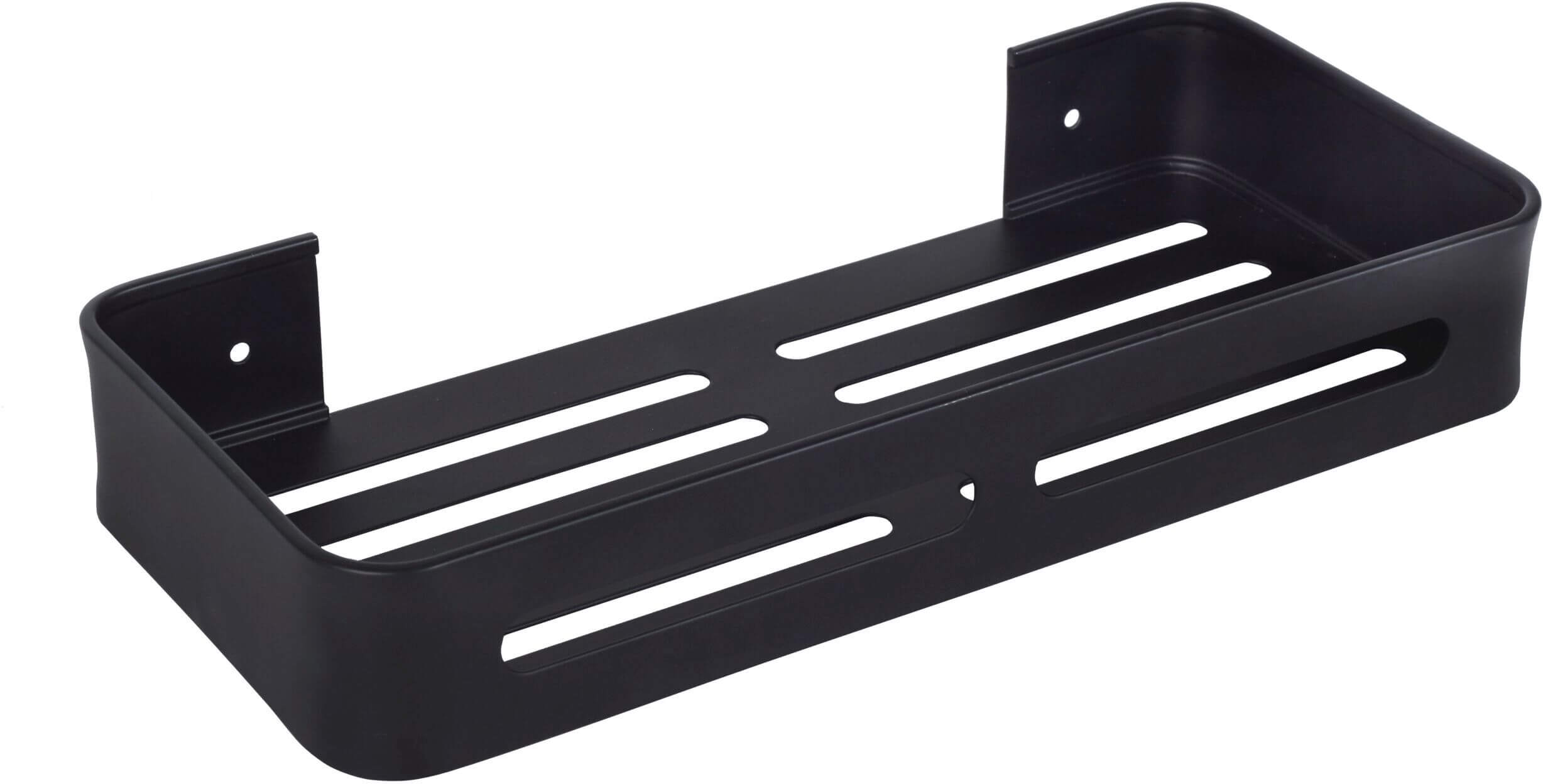 BISK Salto polička do sprchy 31.5 cm černá 08715