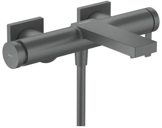 Hansgrohe Tecturis E vanová baterie na stěnu černá 73420340