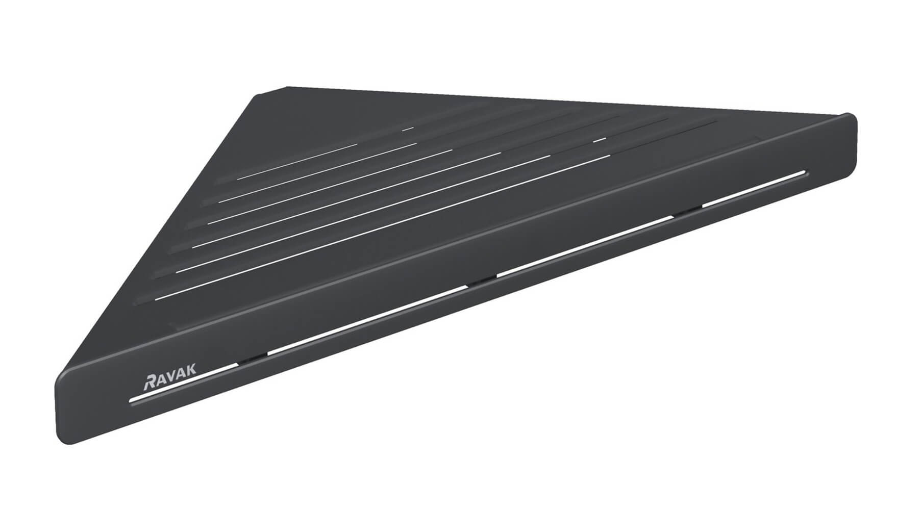 Ravak Slim polička černá X07P650
