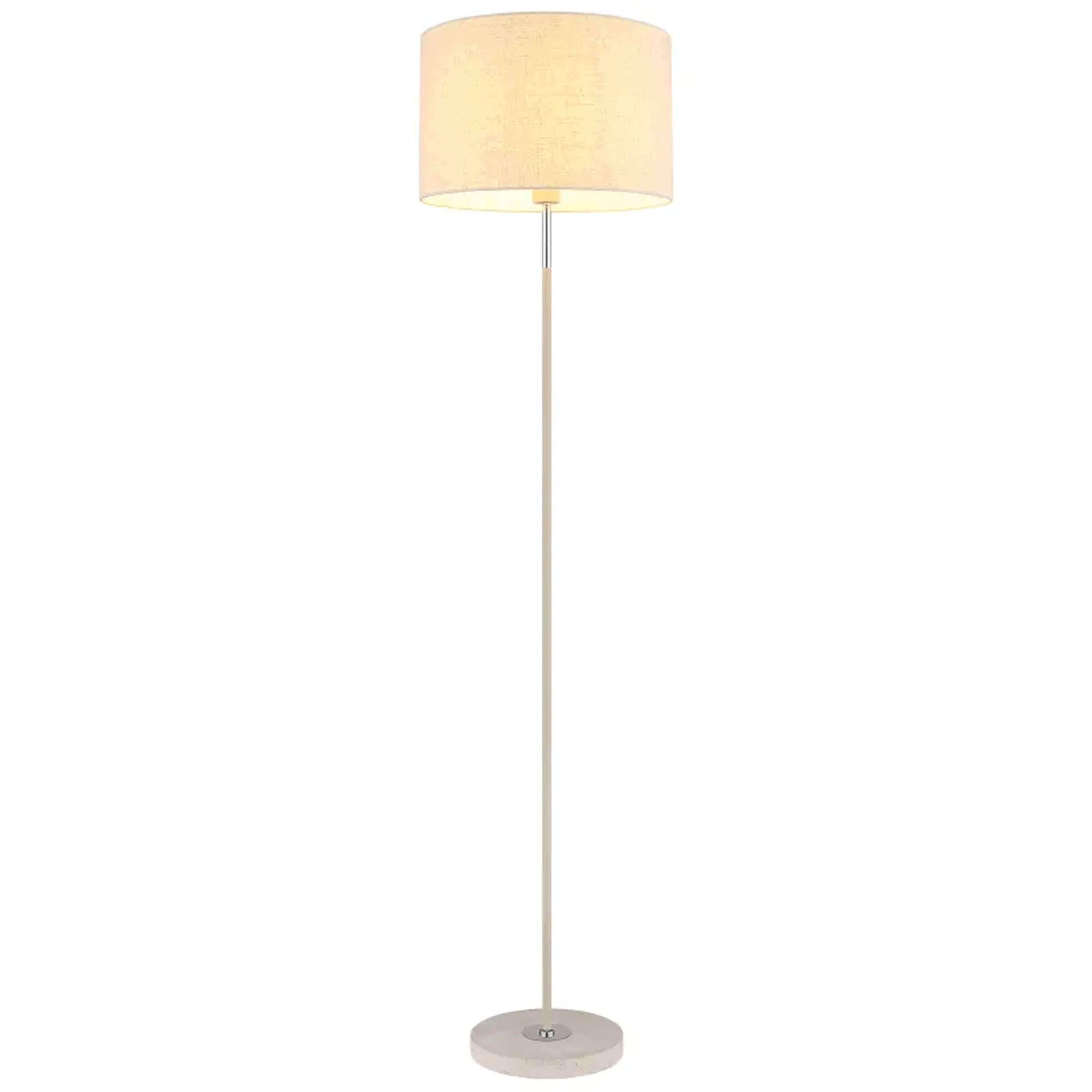 Globo Lighting Deleon stojací lampa 1x60 W písková-krémová 15968S