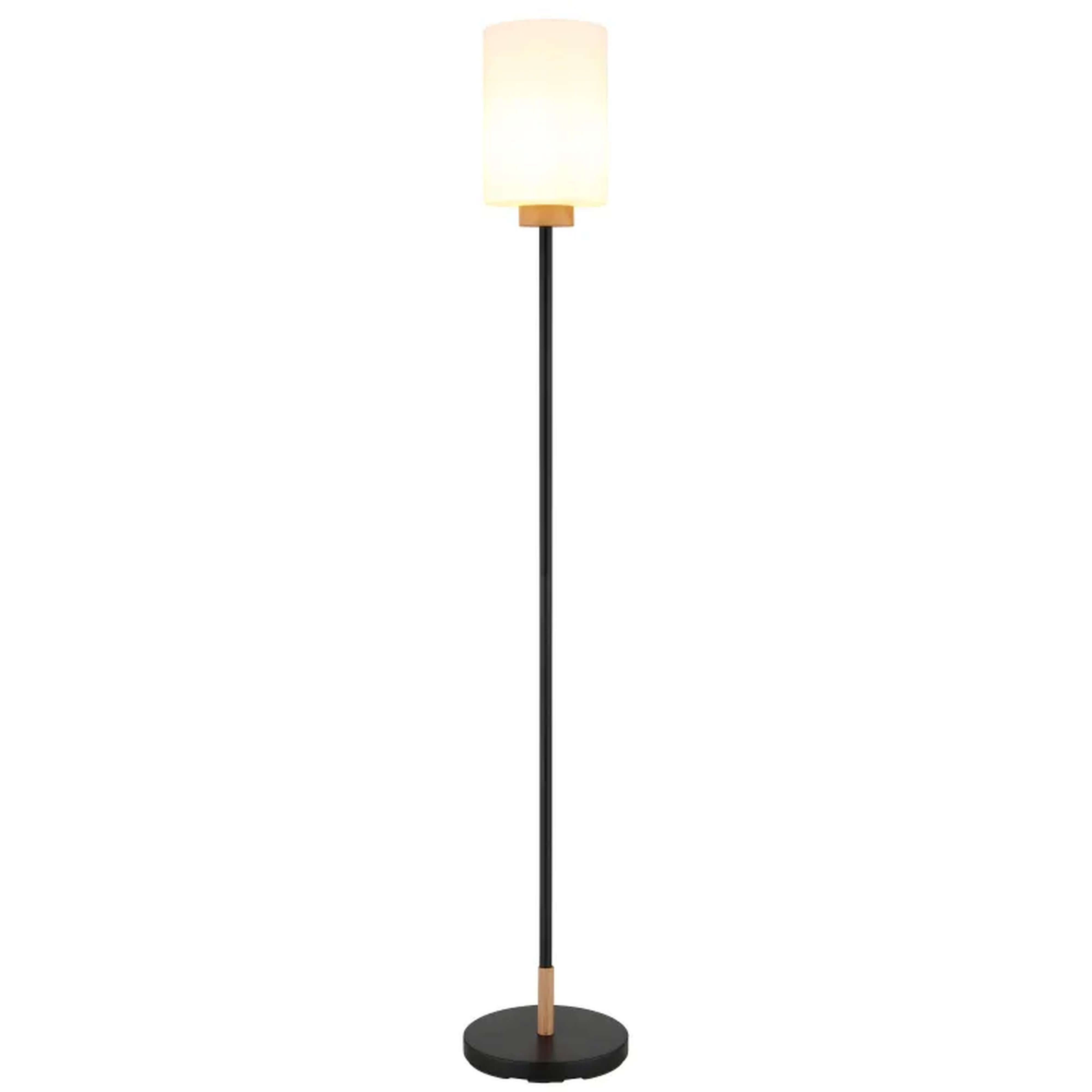Globo Lighting Rowena stojací lampa 1x60 W bílá-černá 15977S