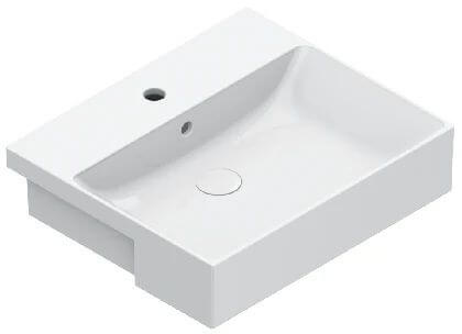 Catalano Zero umyvadlo 55x47 cm obdélníkový zápustný bílá lesk 0126551001