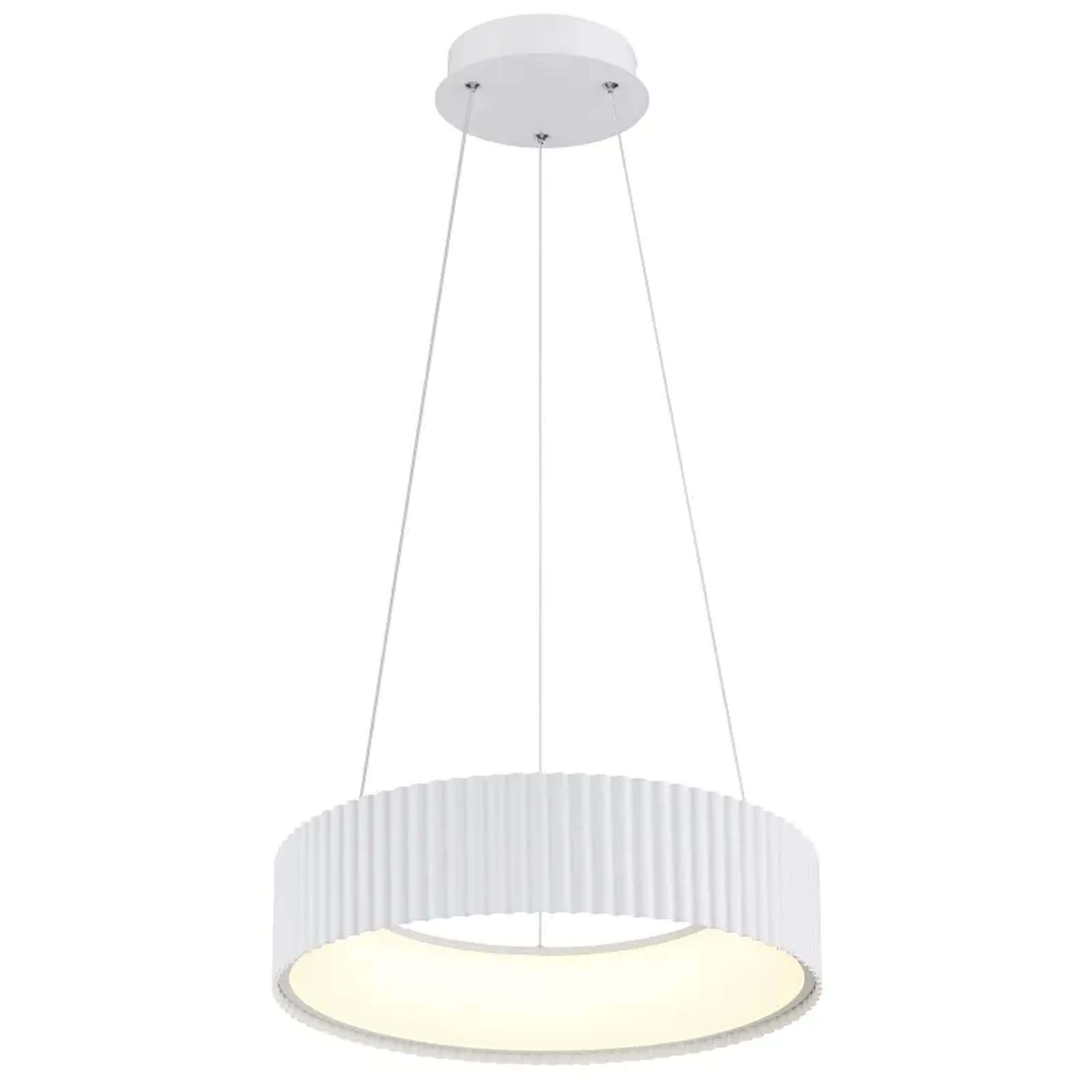 Globo Lighting Kemp závěsné svítidlo 1x45 W bílá 15924W