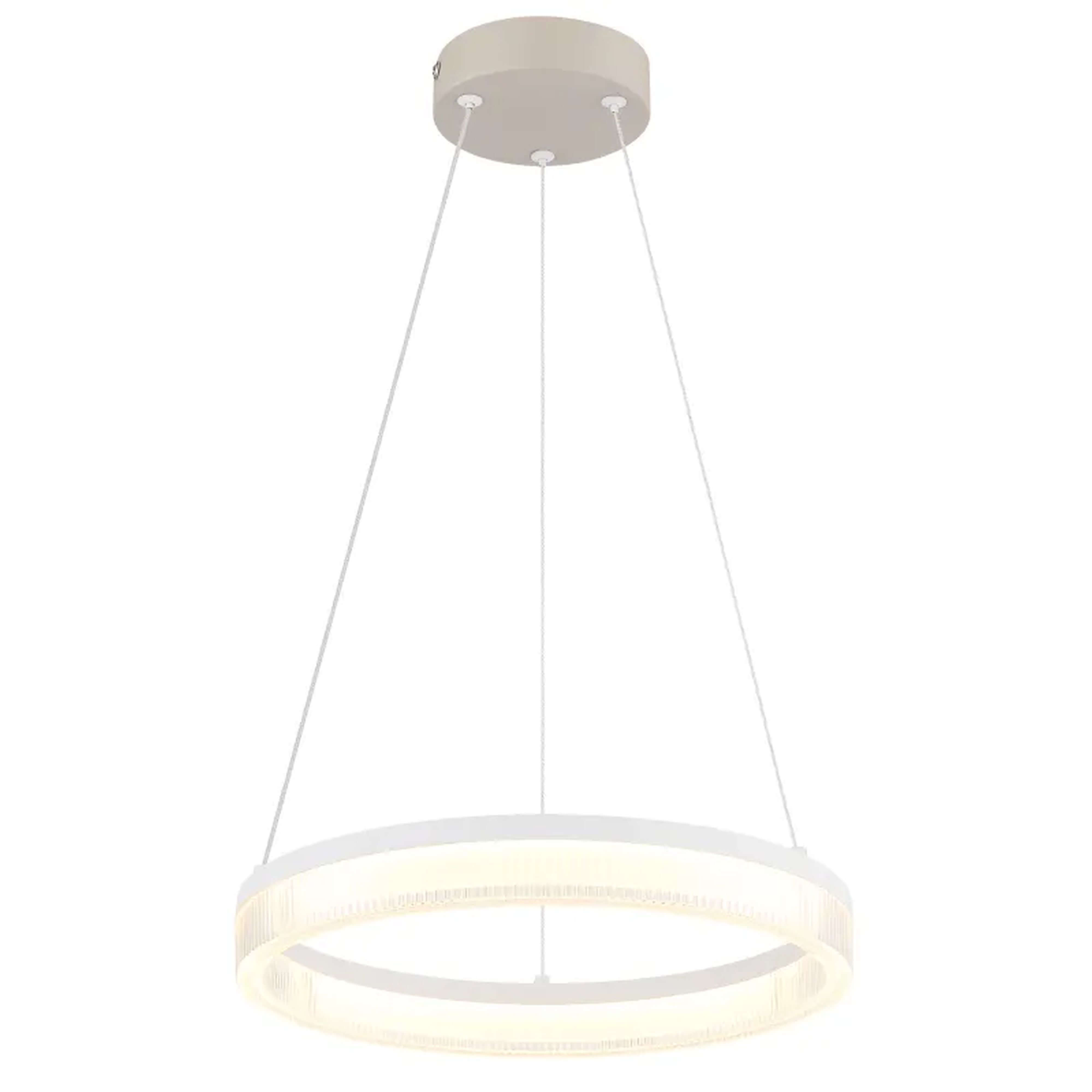 Globo Lighting Marlenne závěsné svítidlo 1x16 W bílá-písková 48046H