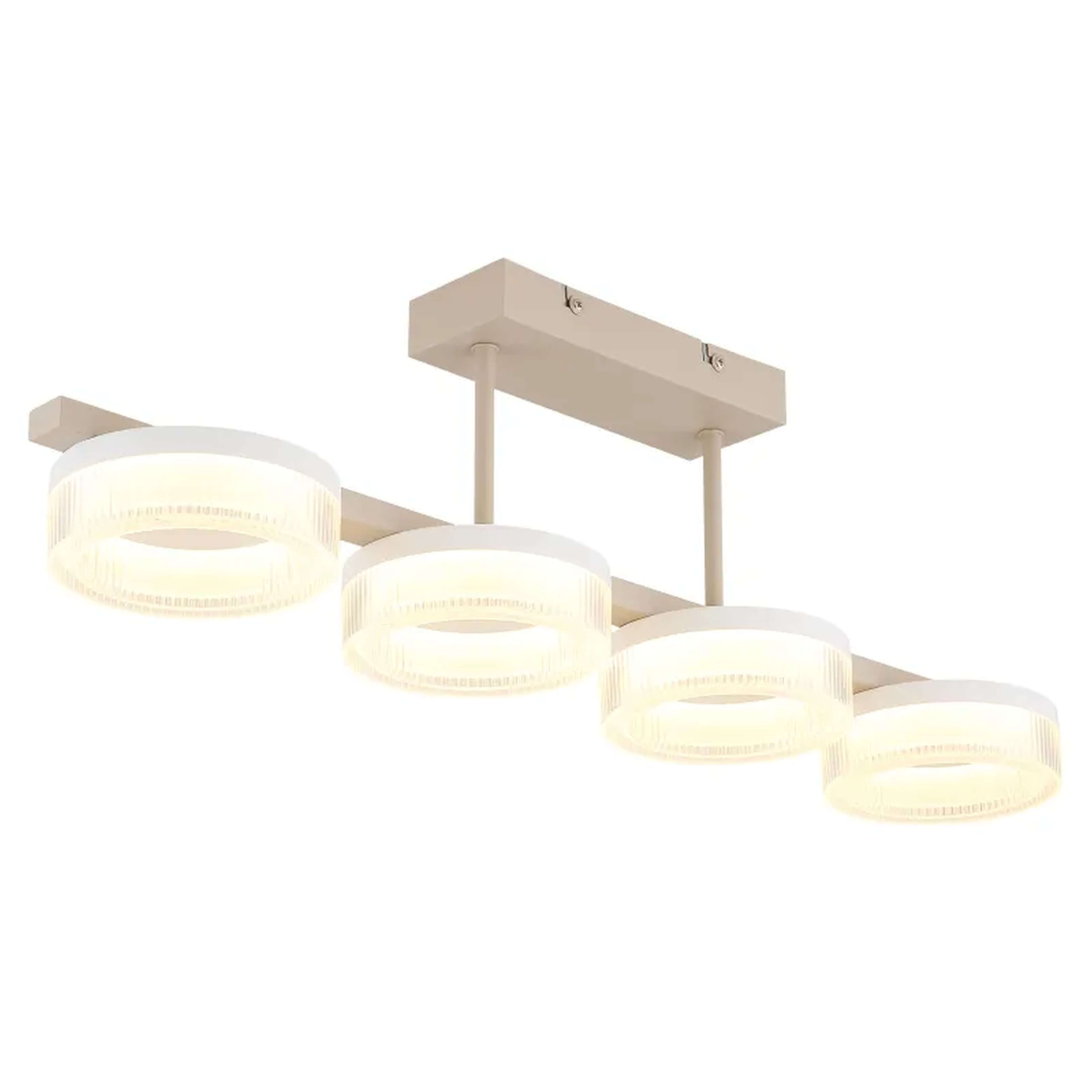 Globo Lighting Zara stropní světlo 4x24 W bílá-písková 48046D3