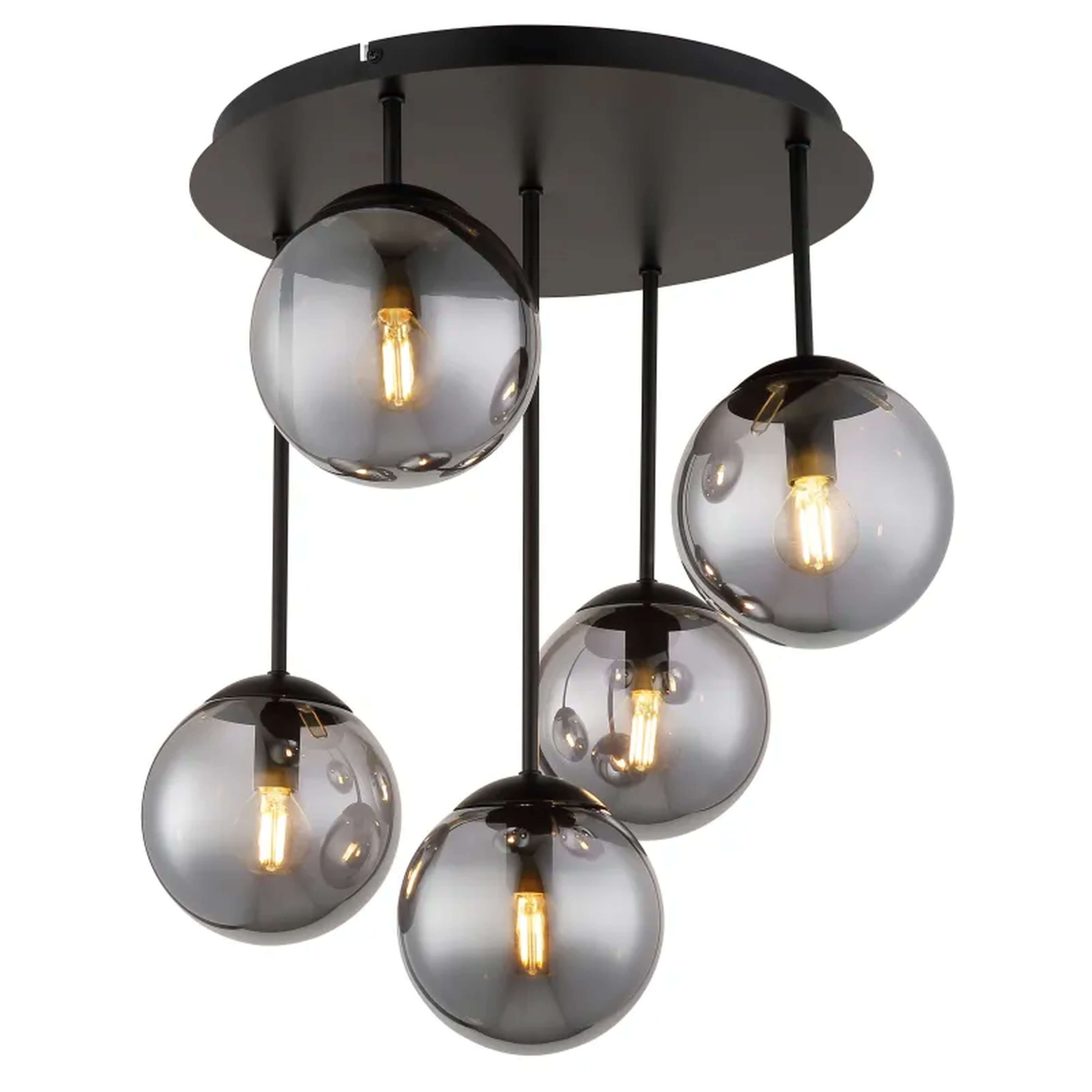 Globo Lighting Harmon stropní světlo 5x25 W černá 47441-5S