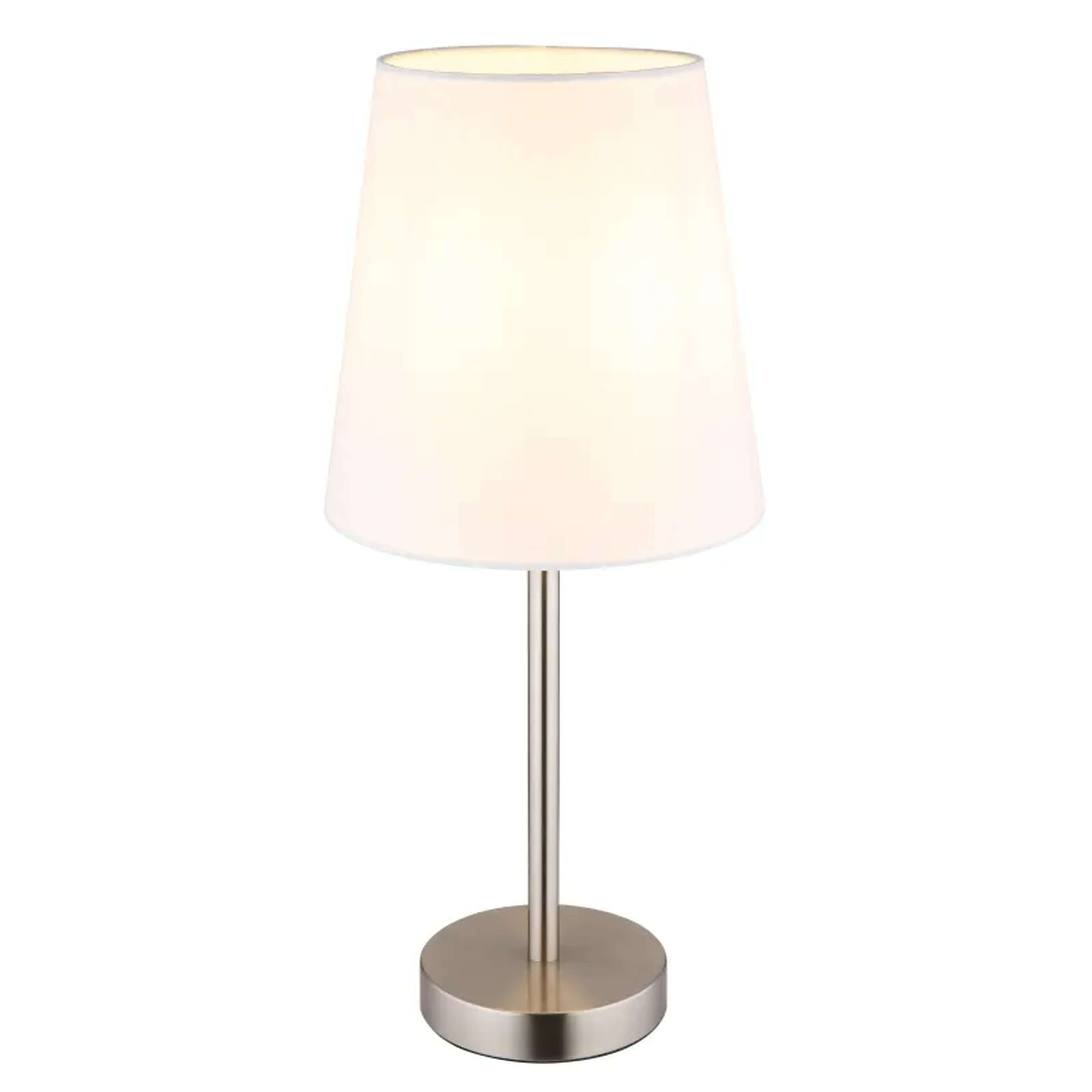 Globo Lighting Joris stolní lampa 1x25 W bílá-nikl 50100101