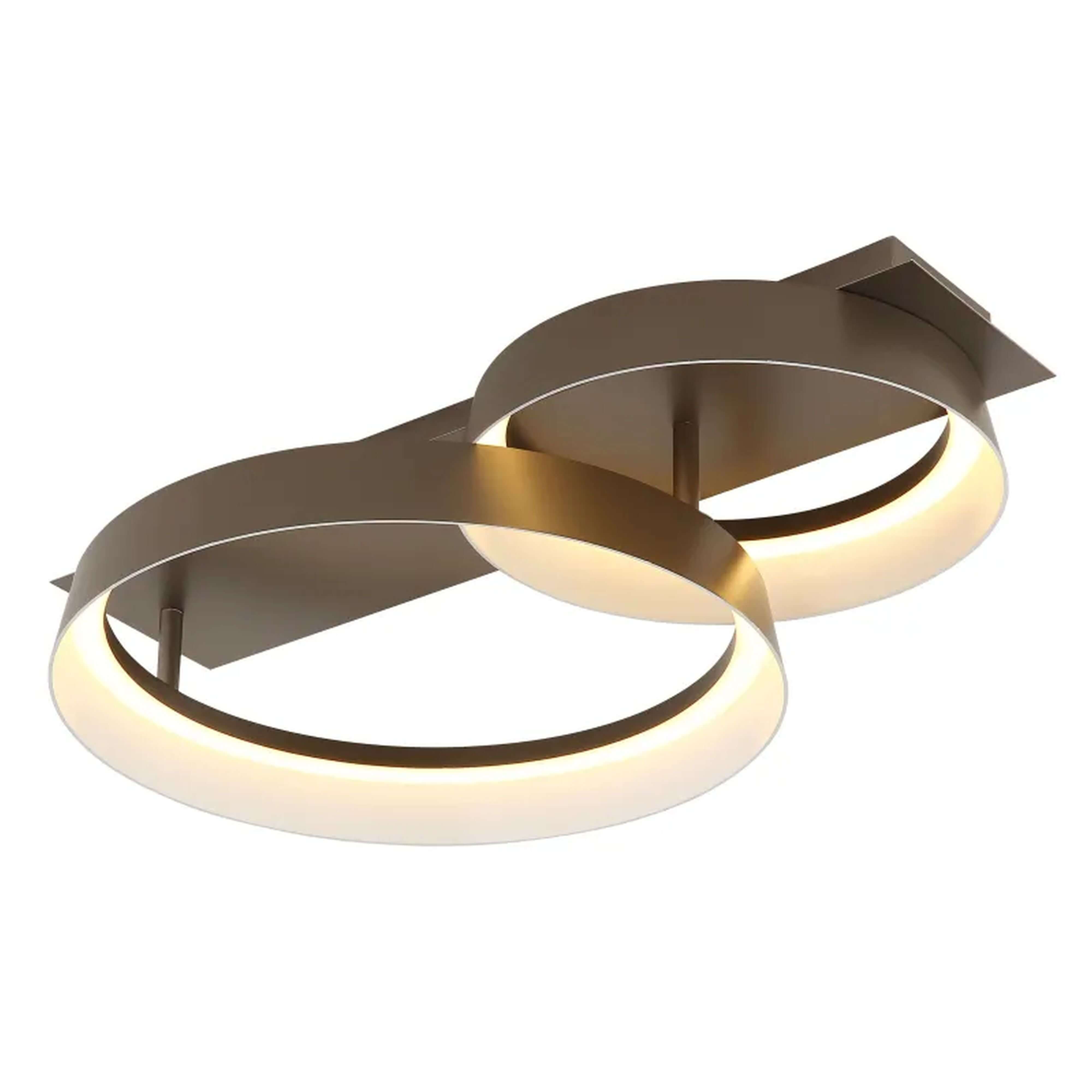 Globo Lighting Syrakus stropní světlo 2x24 W hnědá 48048D1