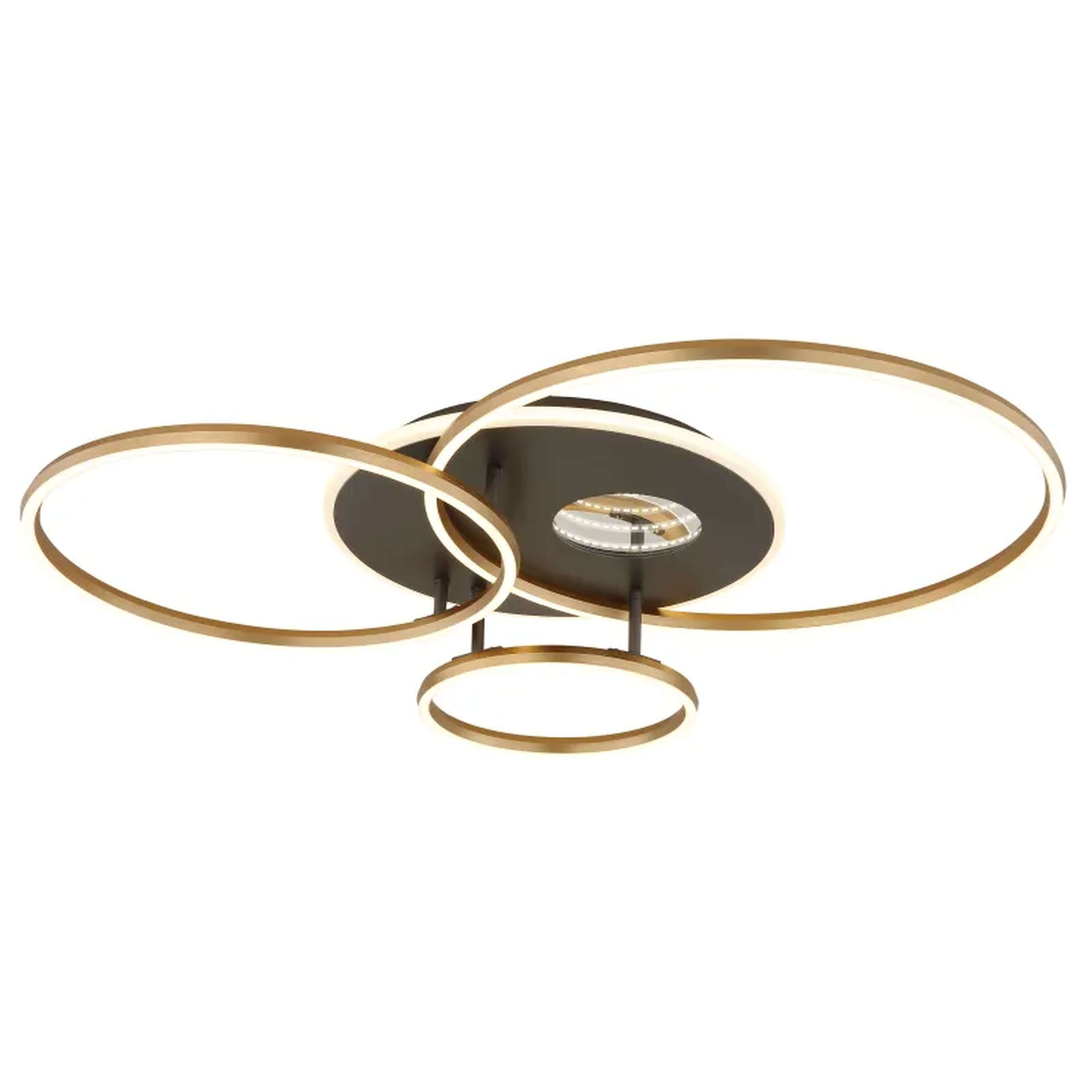 Globo Lighting Invertina stropní světlo 4x54 W bílá-černá-zlatá 48466-54