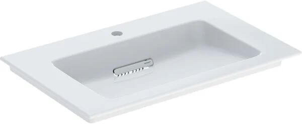 Geberit One umyvadlo 75x48 cm obdélníkový nábytkový bílá lesk 505.004.00.1