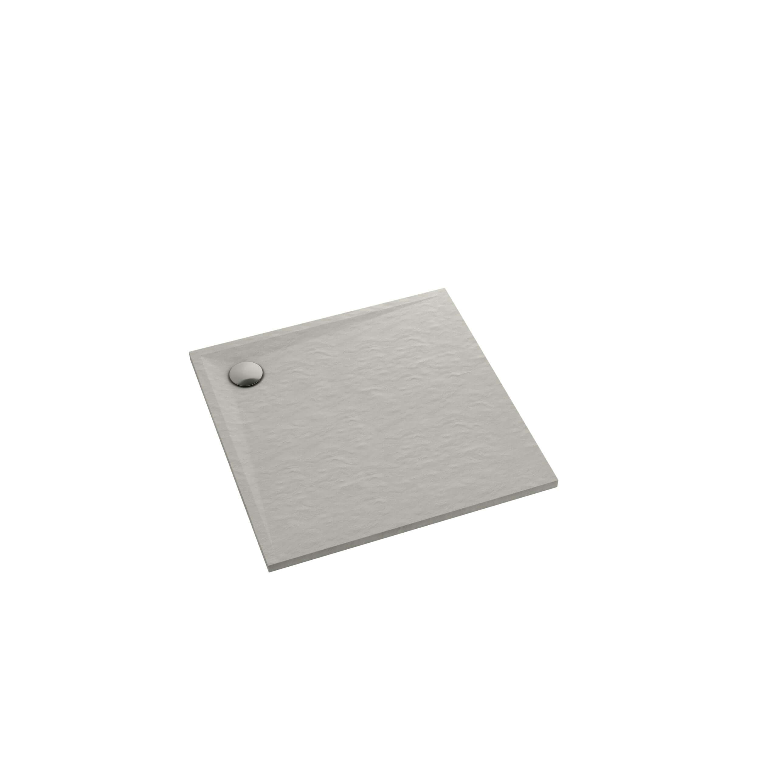 Schedpol Etrusco Cement Stone čtvercová sprchová vanička 90x90 cm cement 3.461/CT/ST