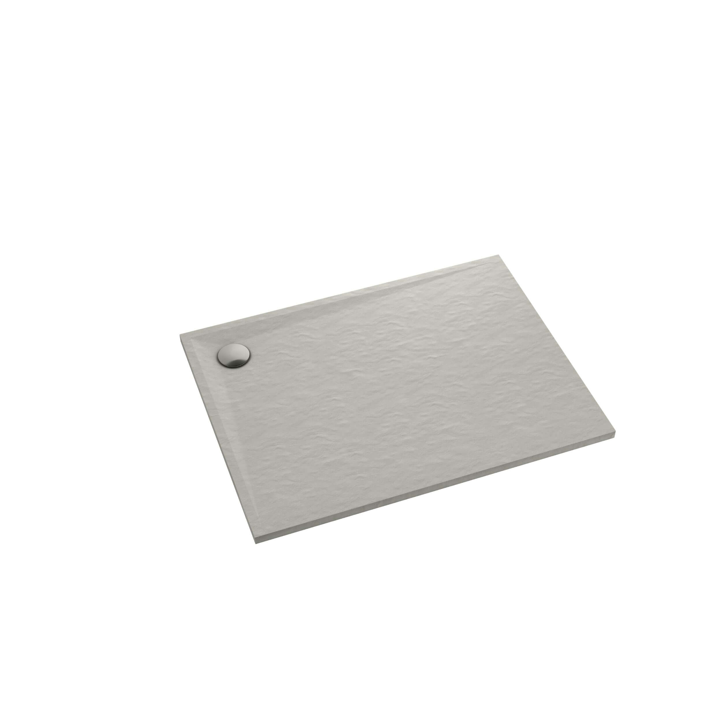 Schedpol Etrusco Cement Stone obdélníková sprchová vanička 90x80 cm cement 3.472/CT/ST