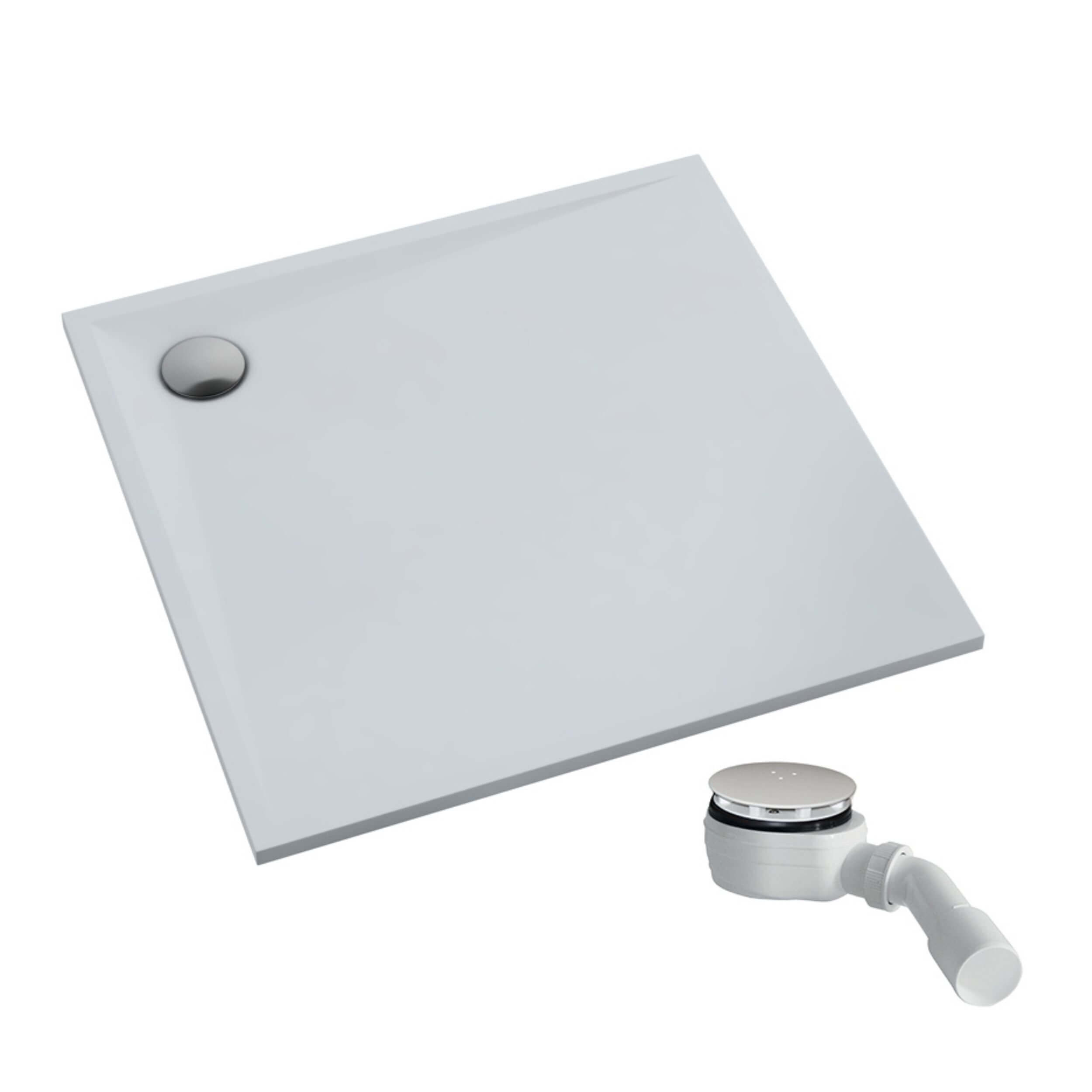 Schedpol Etrusco White Mat čtvercová sprchová vanička 80x80 cm bílá 3.460/B/MG