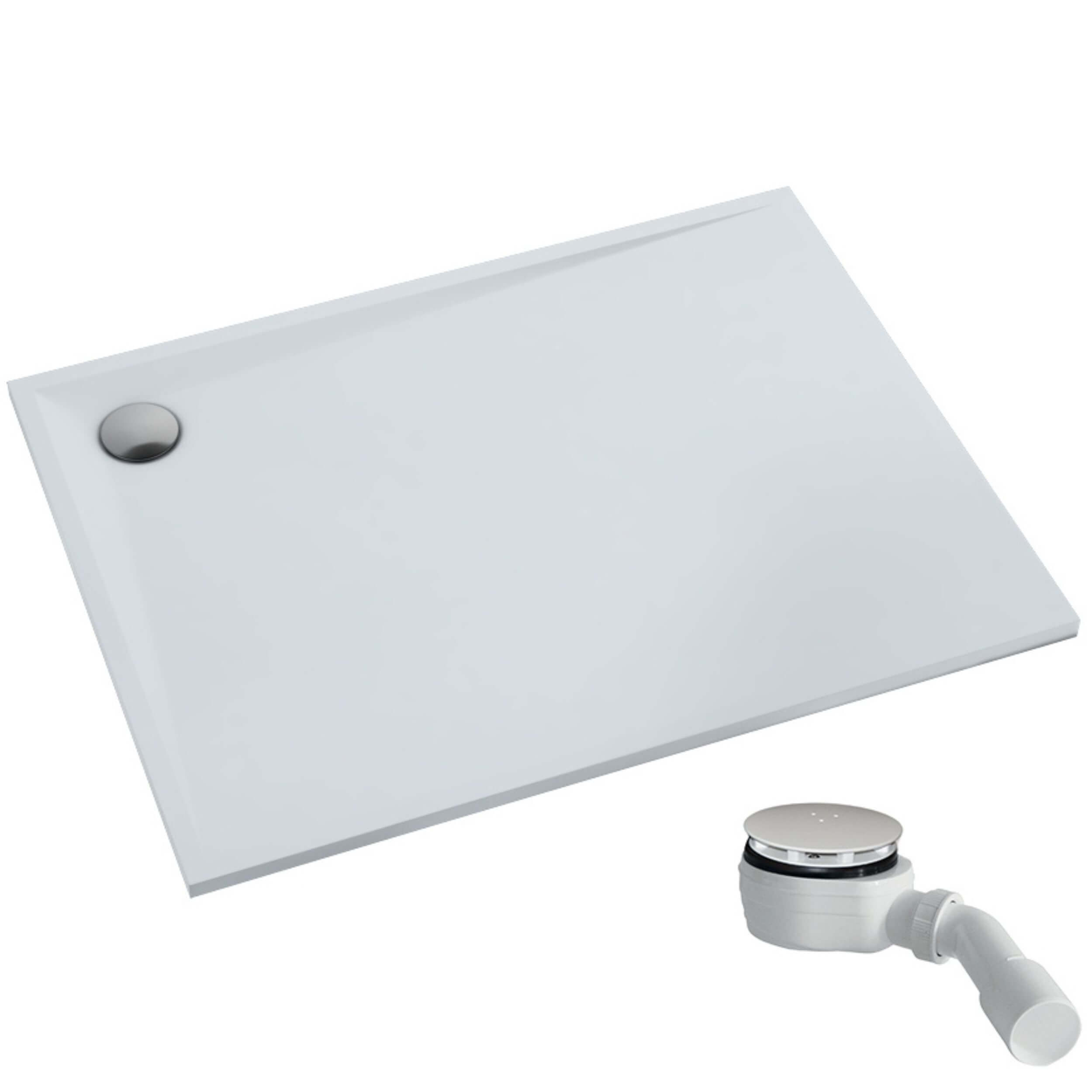 Schedpol Etrusco White Mat obdélníková sprchová vanička 110x90 cm bílá 3.477/B/MG
