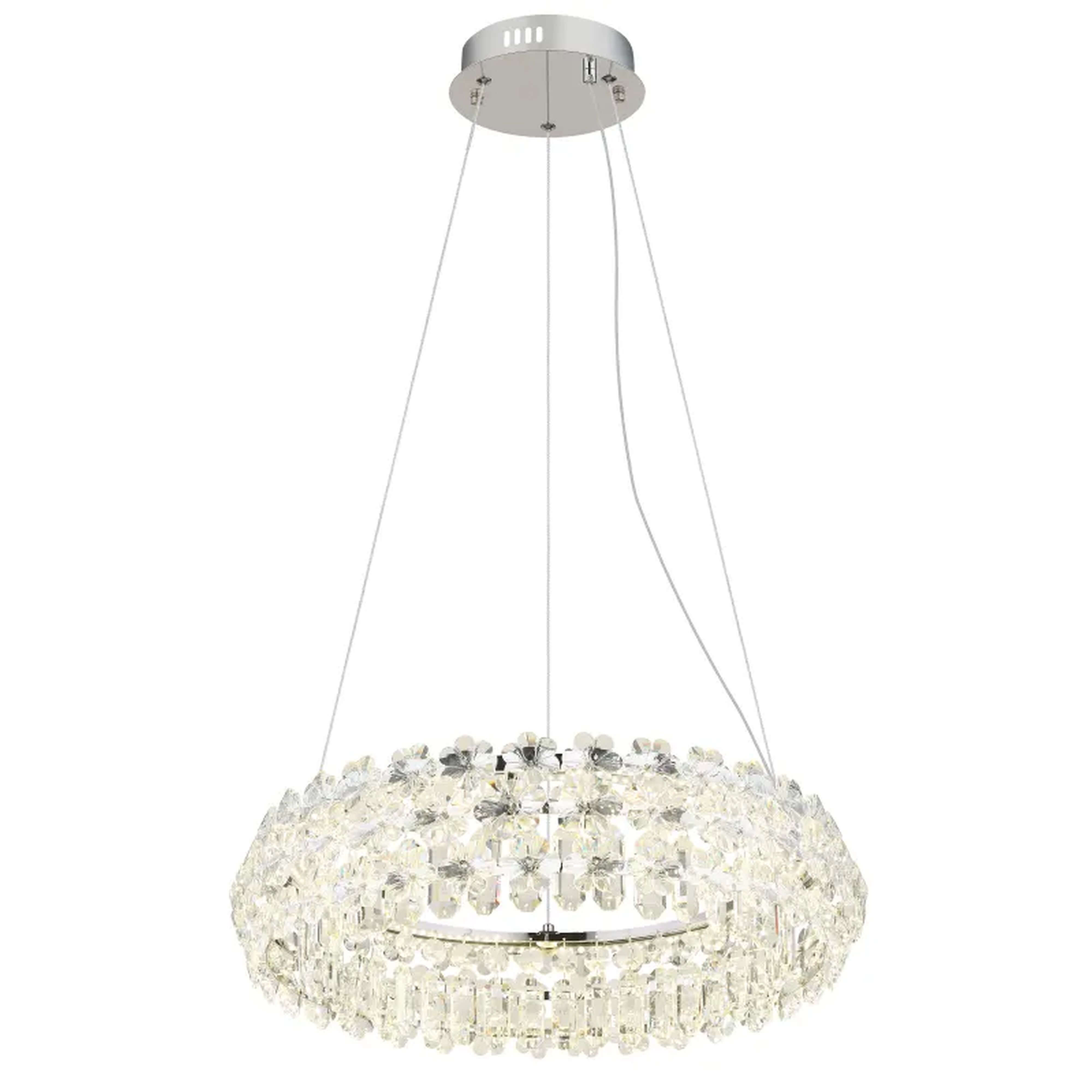 Globo Lighting Diann závěsné svítidlo x50 W chrom-průhledná 64140H