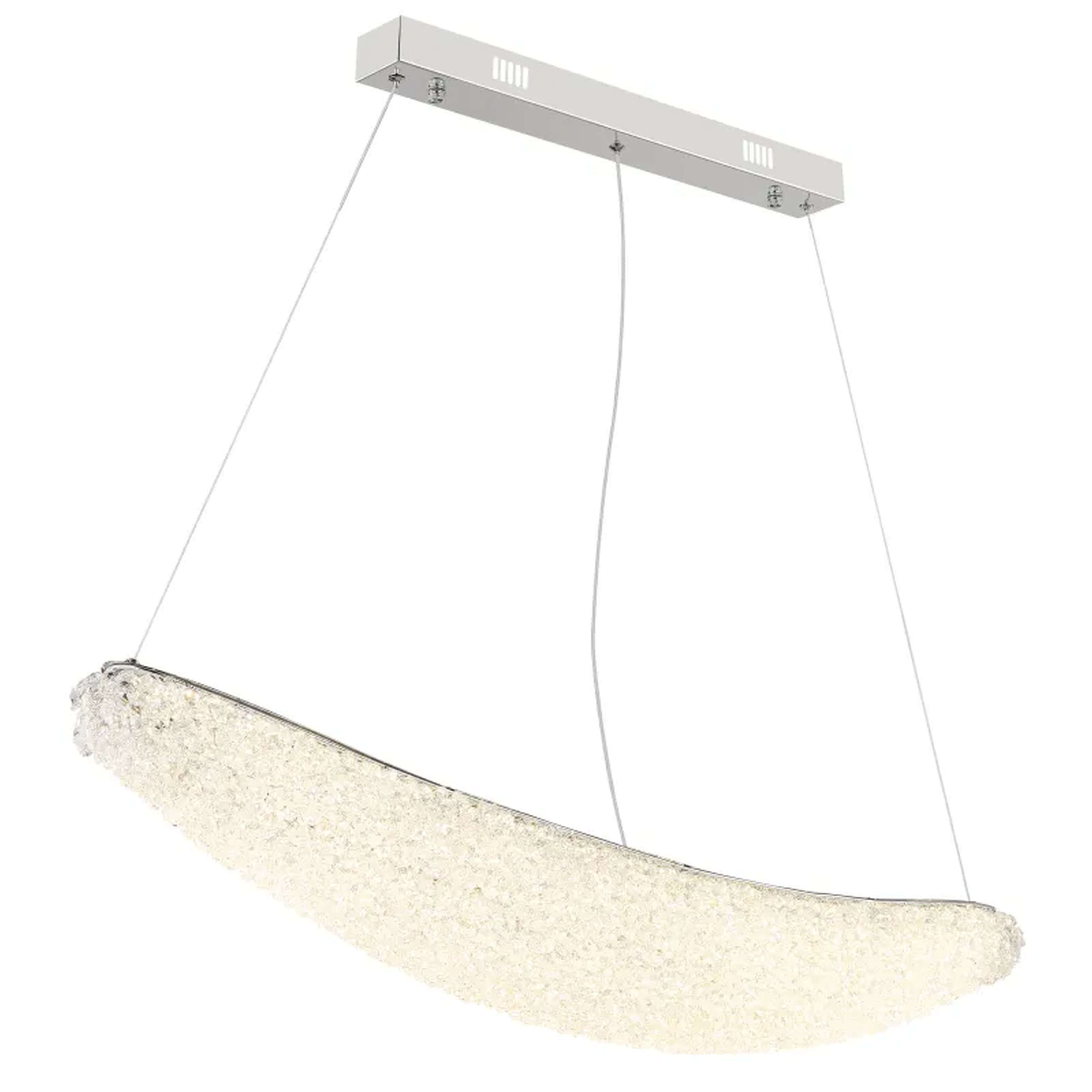 Globo Lighting Kristalla chytrá závěsná lampa 1x40 W chrom-průhledná 68524-40