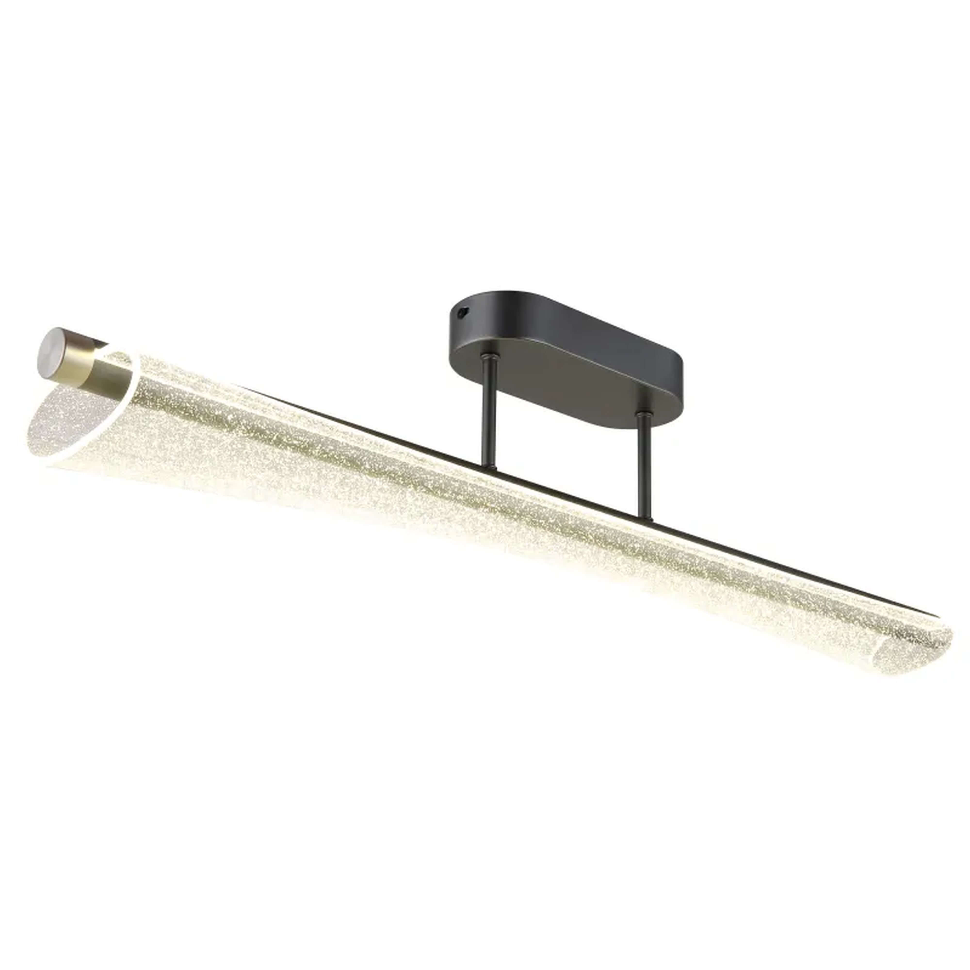 Globo Lighting Malinda stropní světlo 1x28 W průhledná-antracitová 68256D