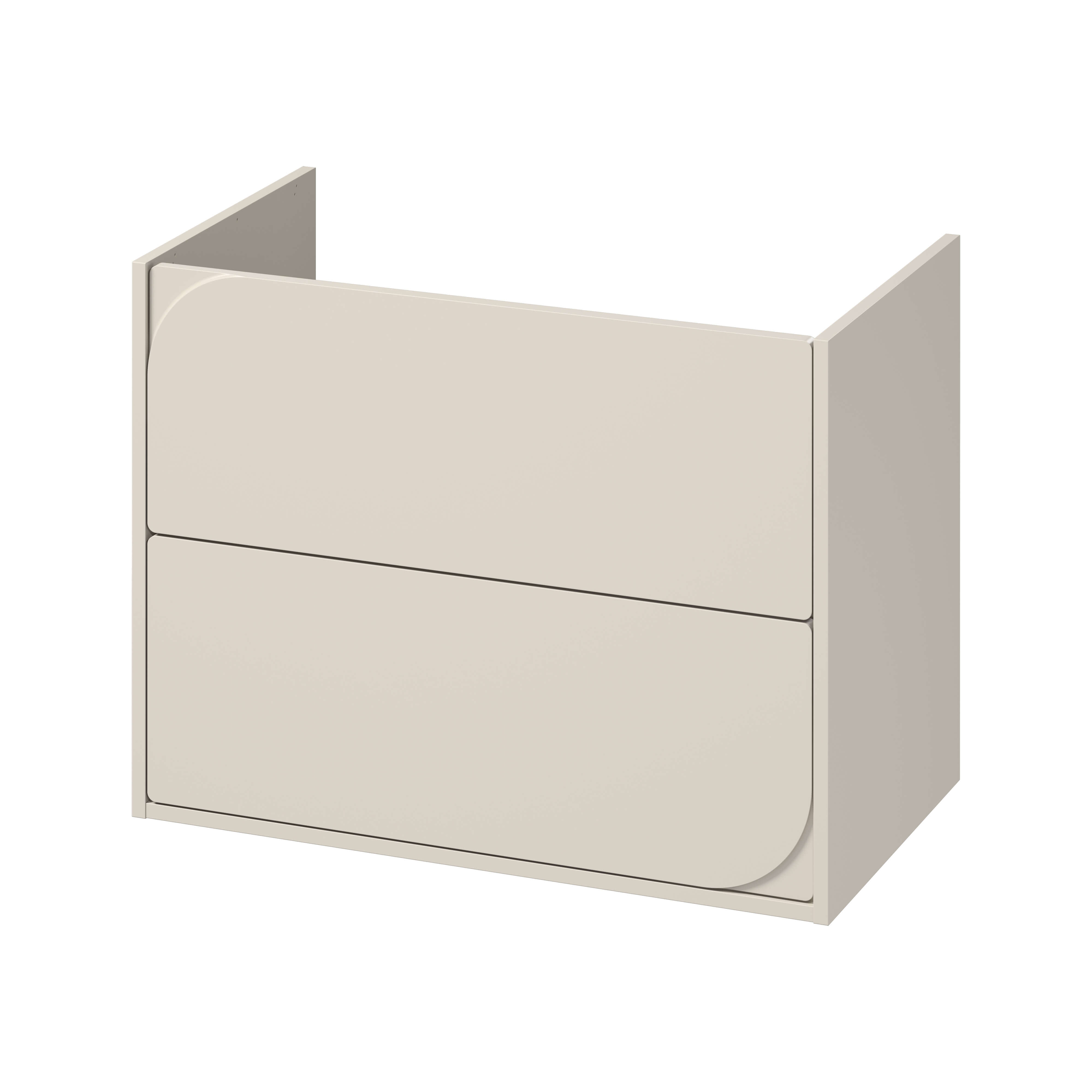 Cersanit Crea II skříňka 79.4x44.7x62.1 cm pod umyvadlo závěsná béžová S1058–026