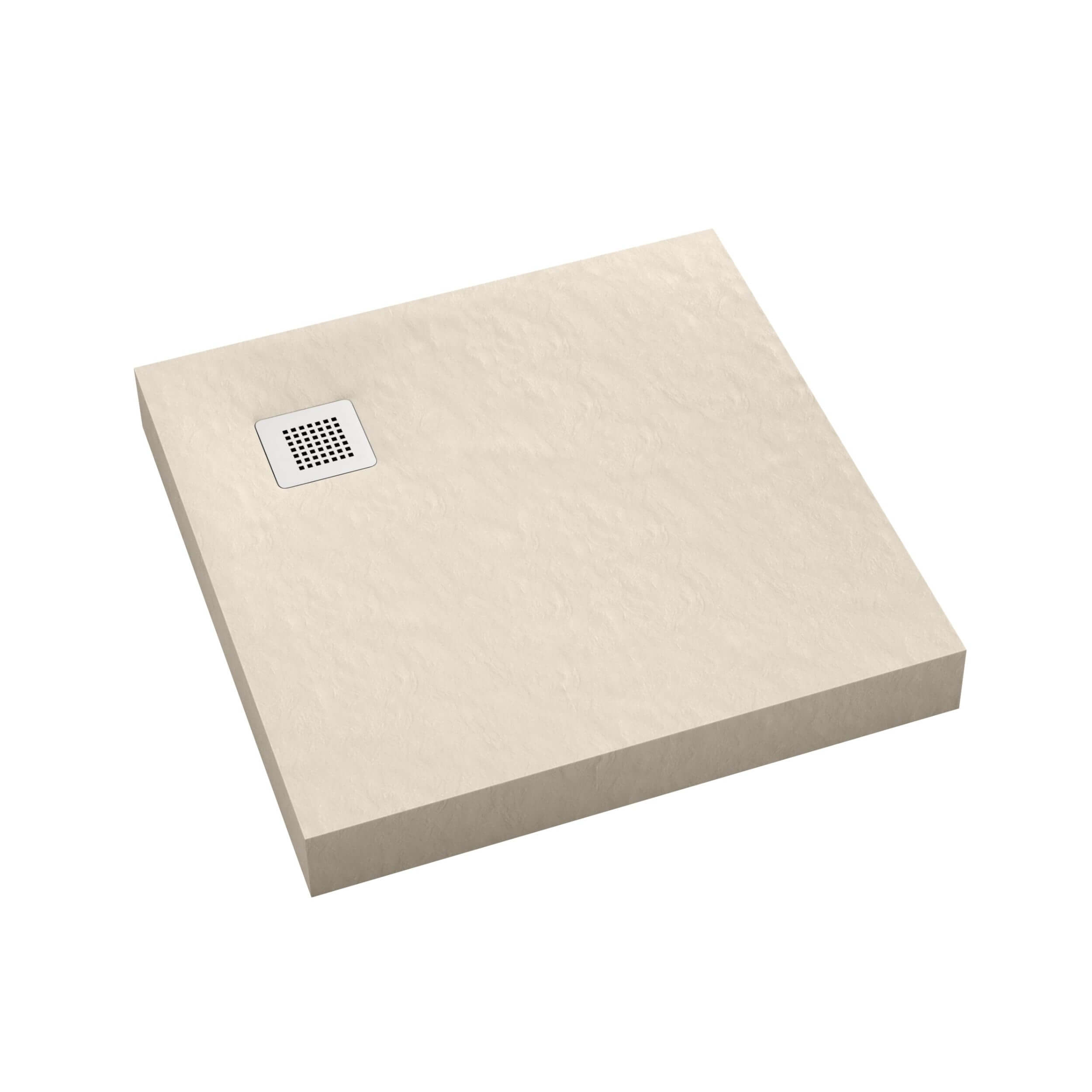 Schedpol New Horizons Cashmere Stone čtvercová sprchová vanička 80x80 cm béžová 3.3300/PK/ST-M2