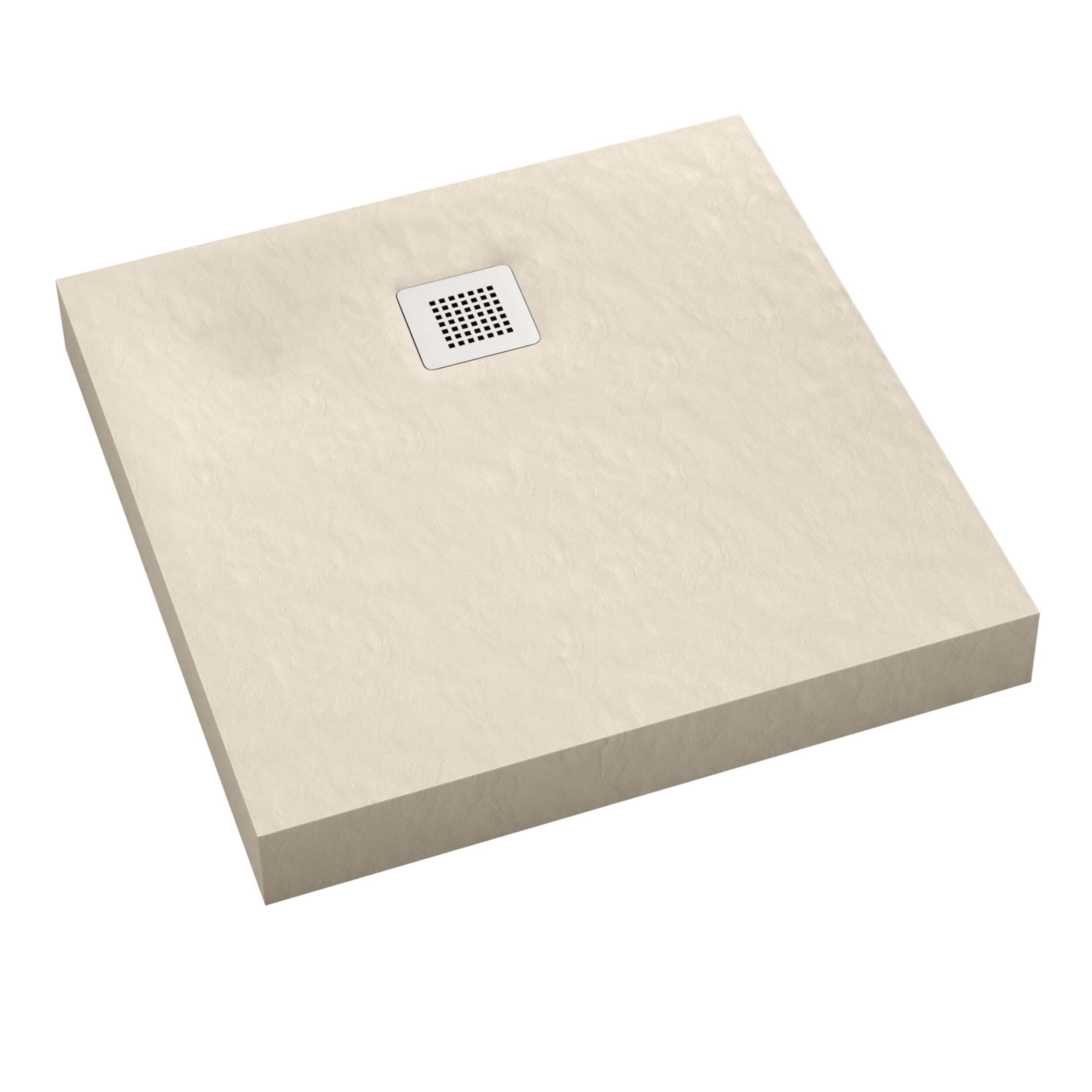 Schedpol New Horizons Cashmere Stone čtvercová sprchová vanička 80x80 cm béžová 3.3400/PK/ST-M2