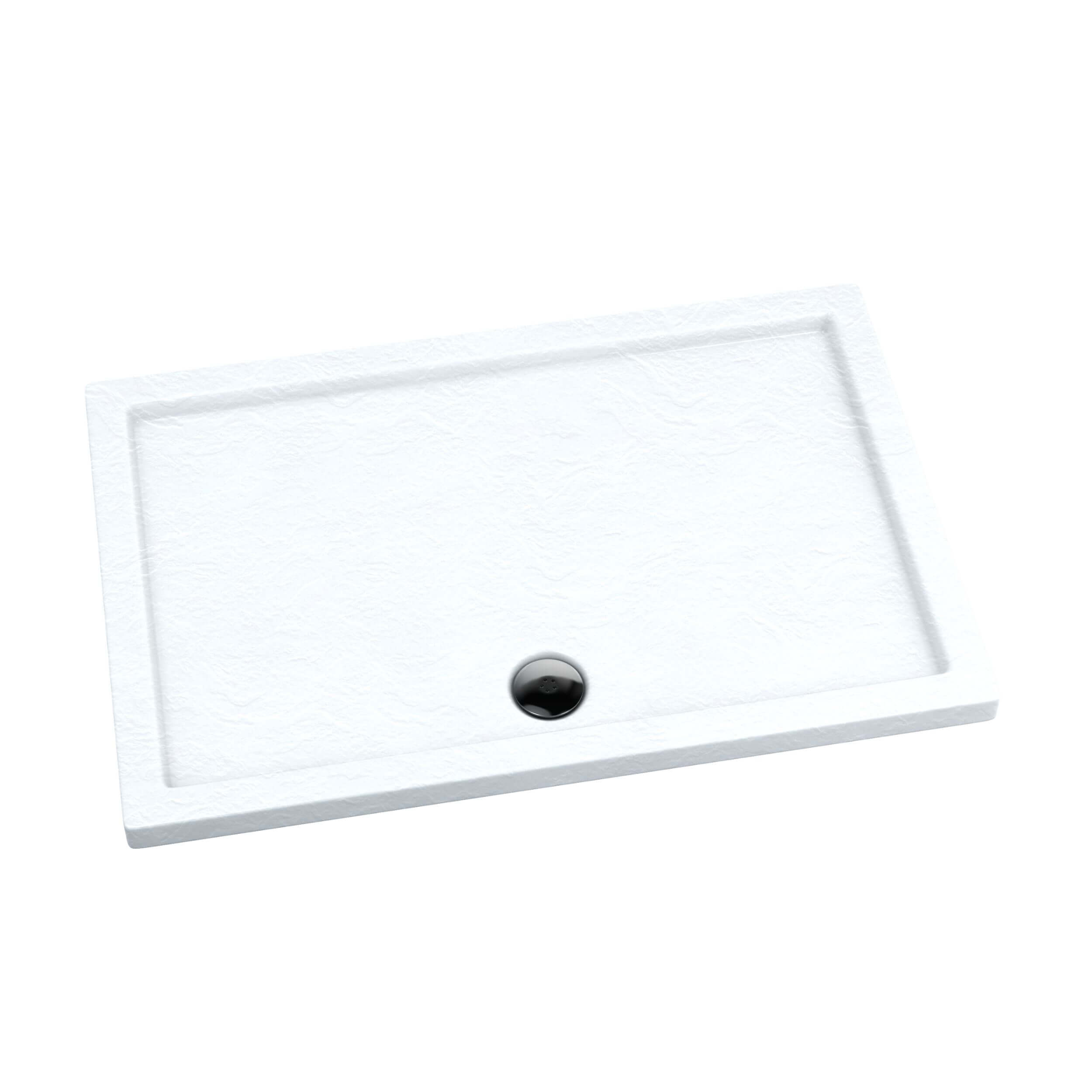 Schedpol Caspar White Stone obdélníková sprchová vanička 160x70 cm bílá 3.2256/B/ST
