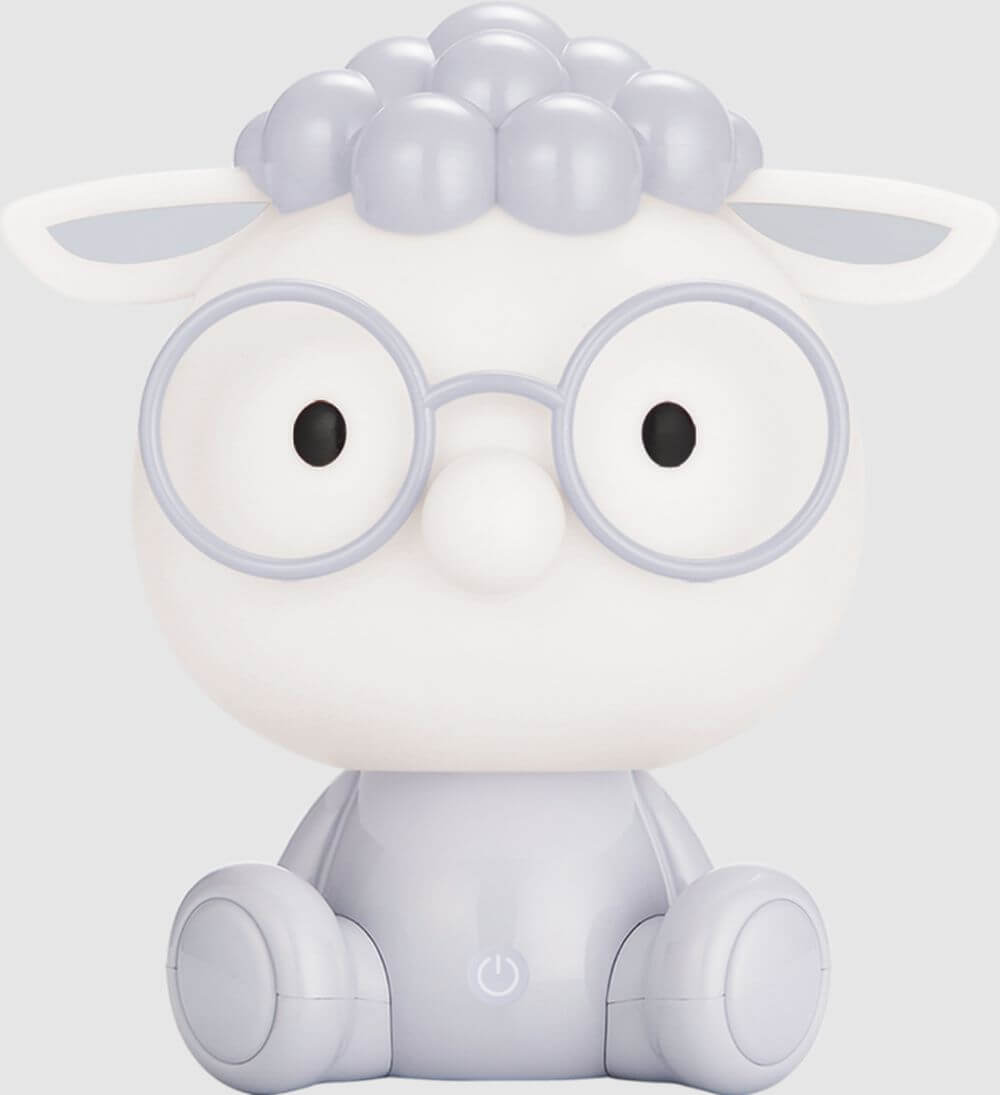 Zuma Line Sheep dětská noční lampička 1x3 W šedá KDR-612-GR