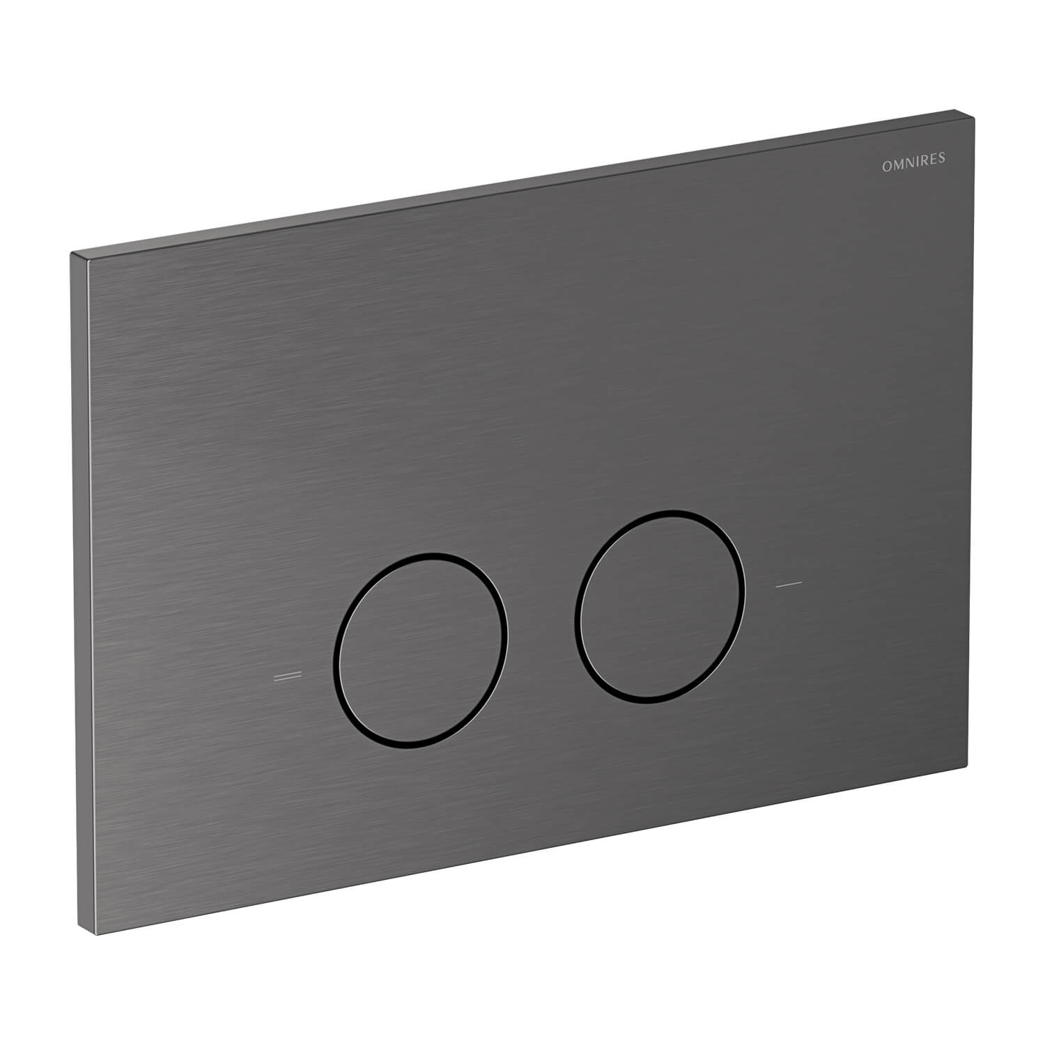 Omnires Steel-R45 splachovací tlačítko pro WC || ST45PS1AT