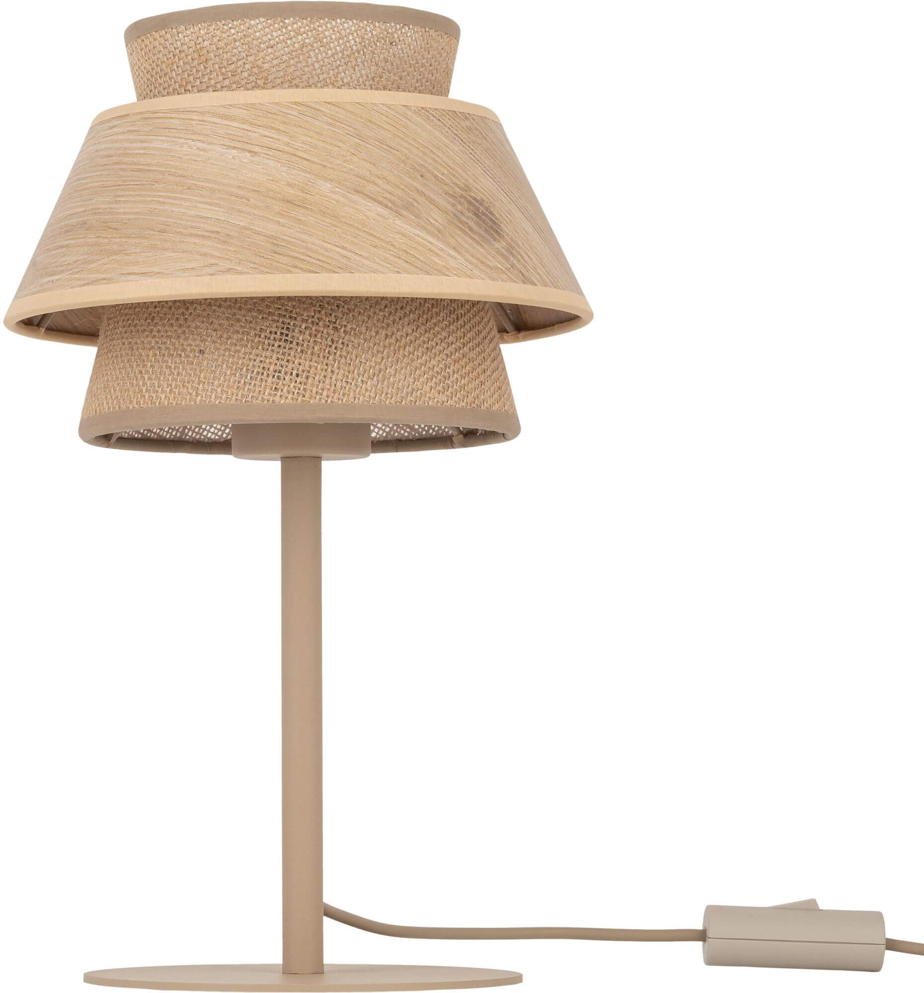 TK Lighting Kalum stolní lampa 1x15 W hnědá 16224