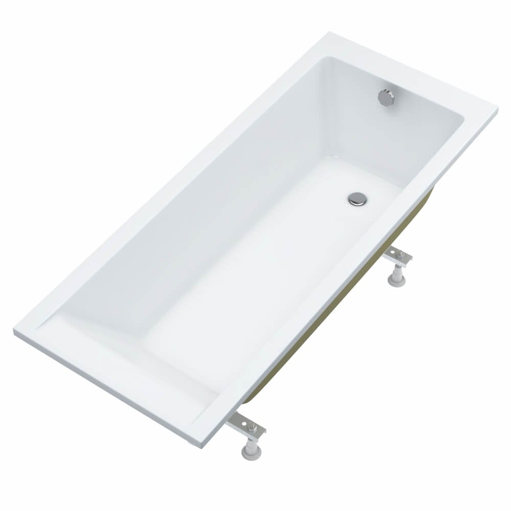 Schedline Milos White Mat obdélníková vana 170x70 cm bílá 3WSP.M1P-17070/B/MG