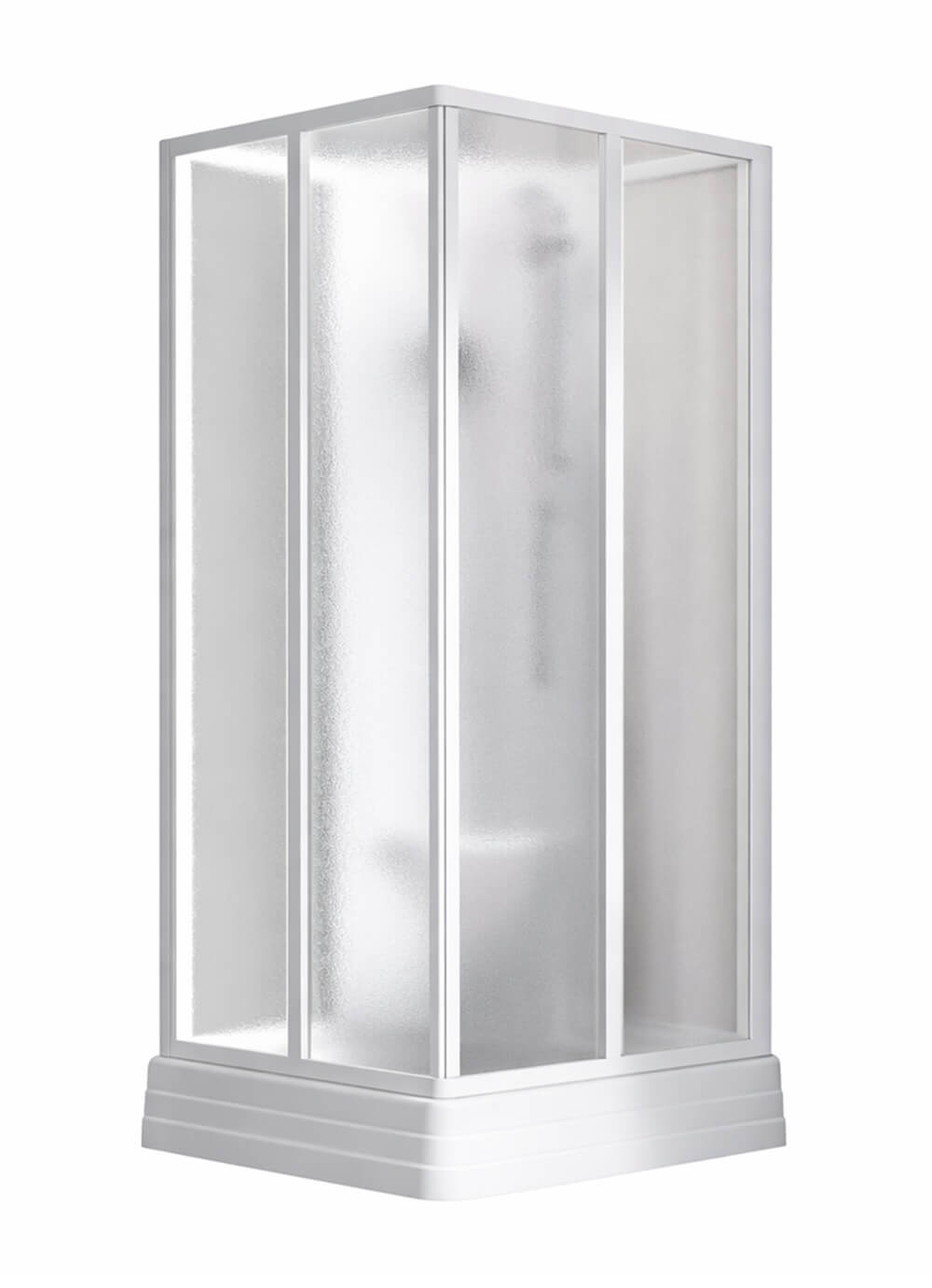 Ravak Supernova sprchový kout s vaničkou 80x80 cm čtvercový bílá lesk/ 82644112ZG