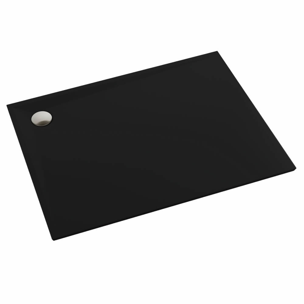 Schedline Libra Black Mat obdélníková sprchová vanička 120x80 cm černá 3SP.L1P-80120/C/MG
