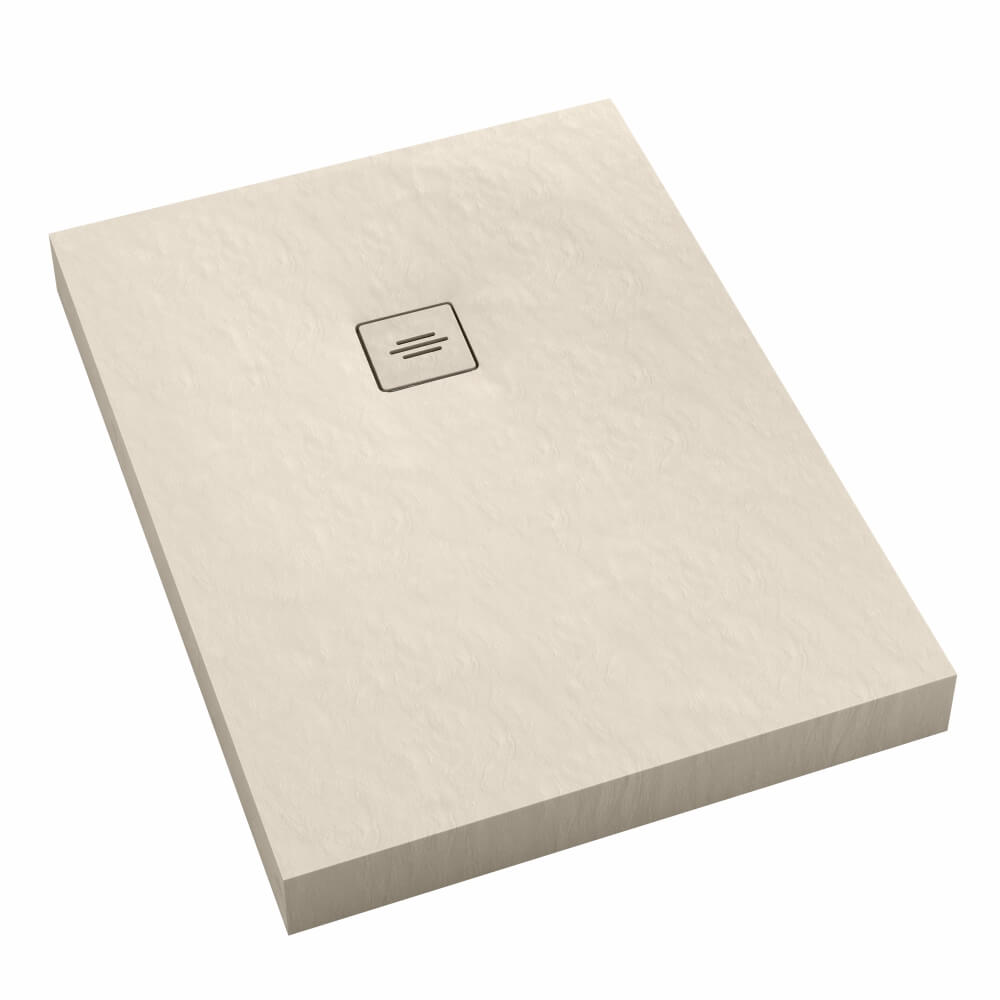 Schedline NonLimits Cashmere Stone obdélníková sprchová vanička 140x90 cm béžová 3ST.N1P-90140/PK/ST-M1/PK/ST