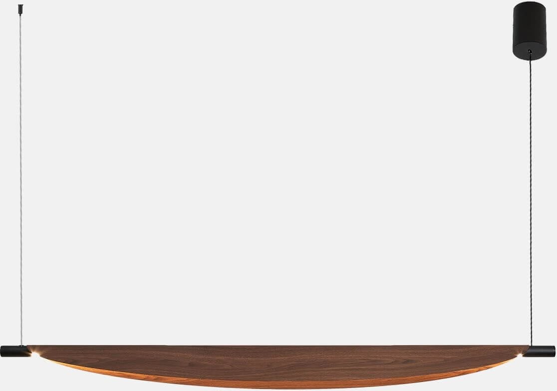 Altavola Design Nakama závěsné svítidlo 1x16 W černá-dřevo LA02/P_105_BW