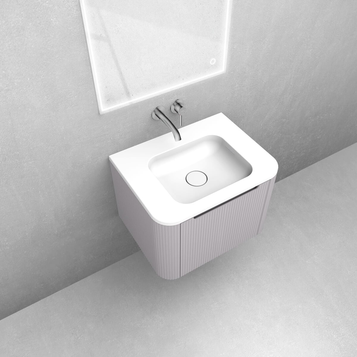 Sada skříňka Oltens Hamnes 60022900, umyvadlo Oltens Hamnes 40212000
