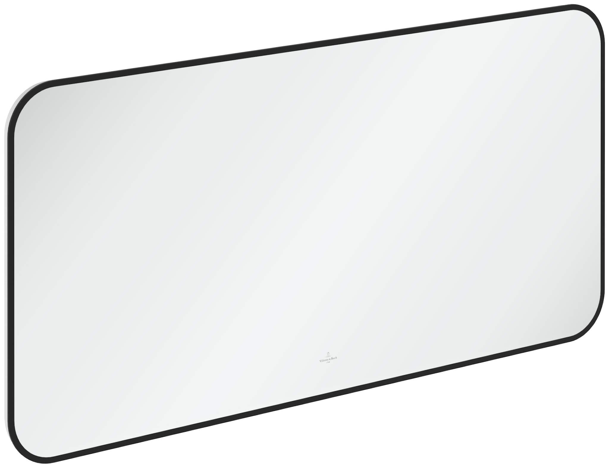 Villeroy & Boch zrcadlo 120x60 cm obdélníkový s osvětlením černá A4901200