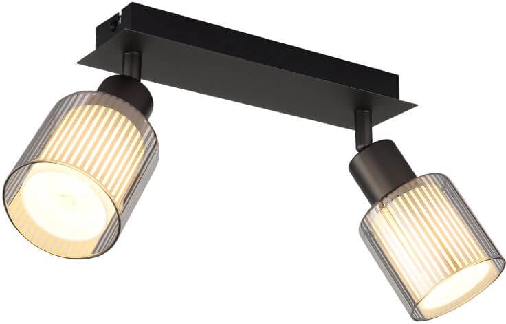 Globo Lighting Villegas nástěnné svítidlo 2x25 W černá 54456-2