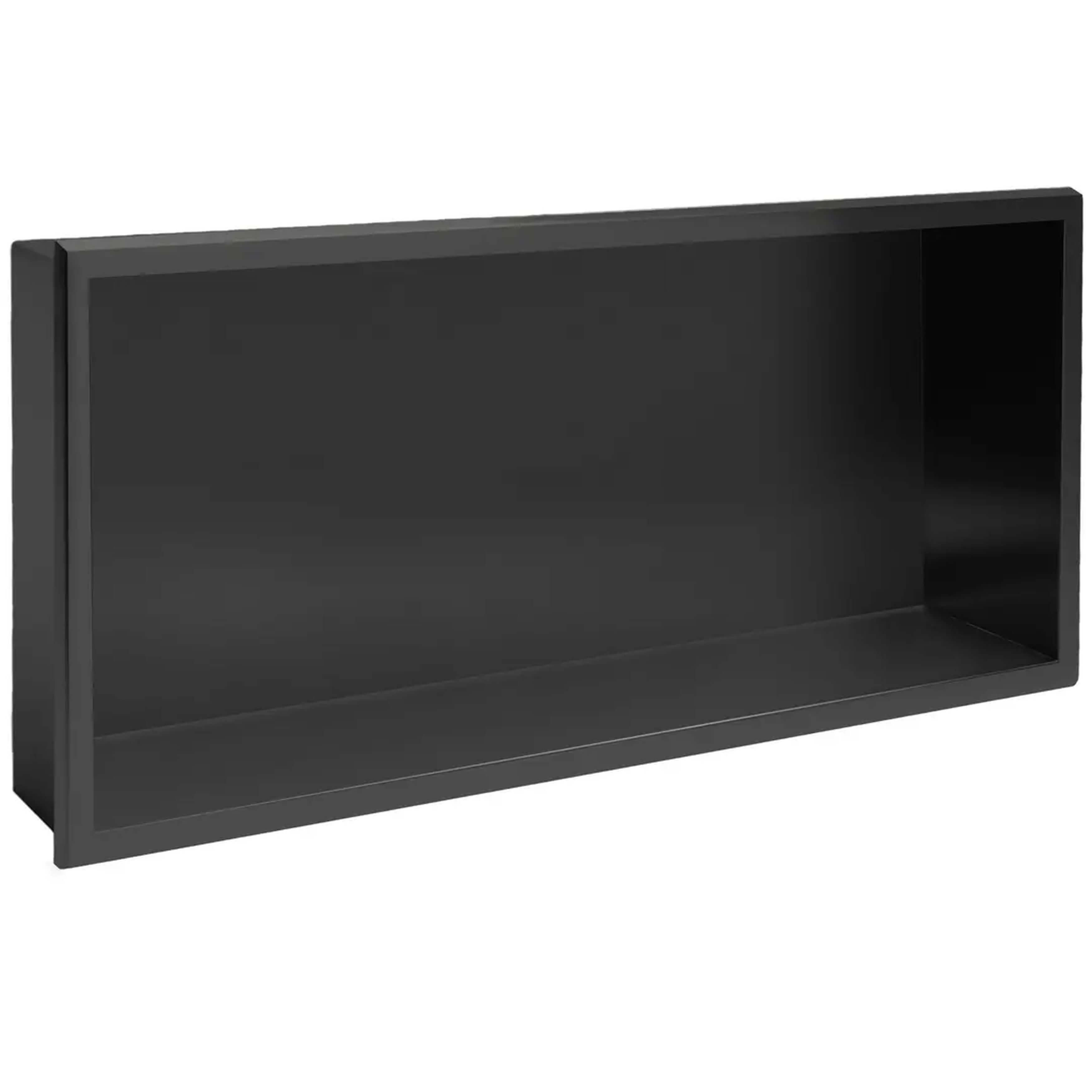 Rea zápustná polička 60 cm černá REA-05605