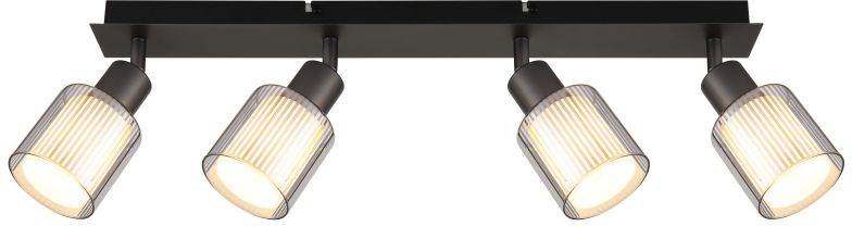 Globo Lighting Villegas stropní světlo 4x25 W černá 54456-4