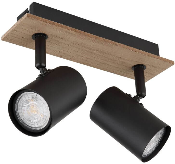 Globo Lighting Linca stropní světlo 2x25 W černá 57905-2