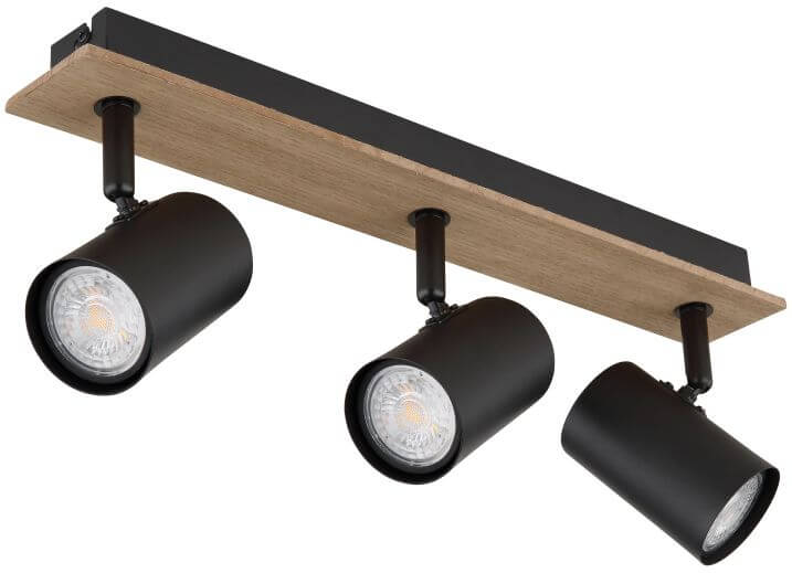 Globo Lighting Linca stropní světlo 3x25 W černá 57905-3