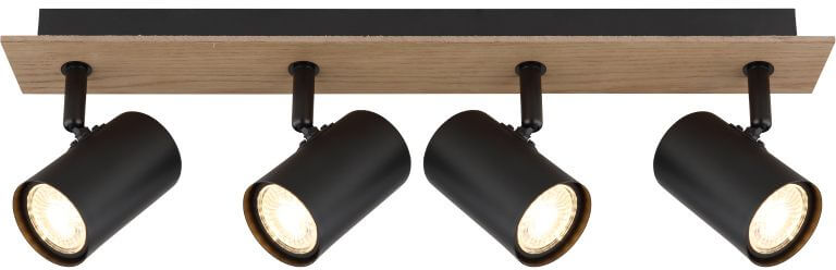 Globo Lighting Linca stropní světlo 4x25 W černá 57905-4