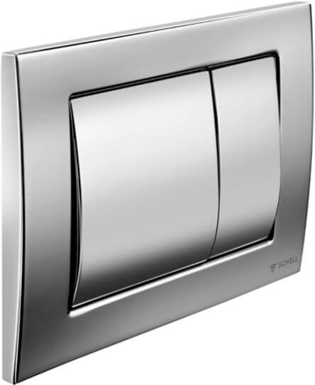 Schell Montus splachovací tlačítko pro WC lesklý chrom 031260699
