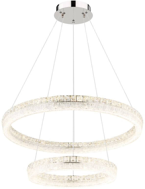Globo Lighting Laurel závěsné svítidlo 1x72 W chrom 67387-72