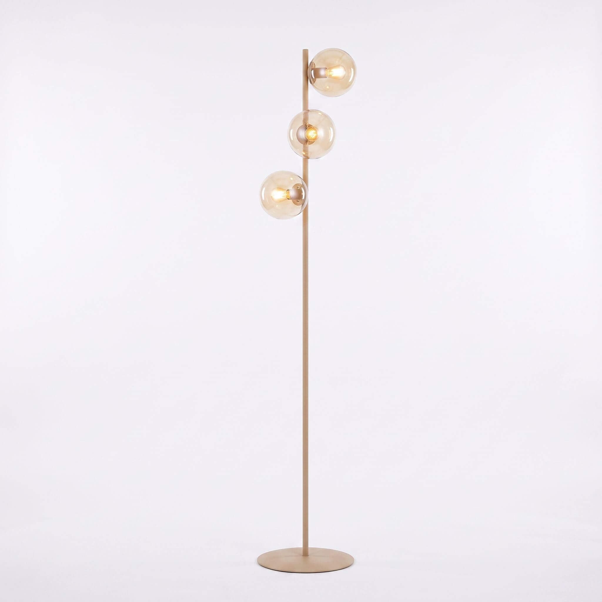 Emibig Magnus stojací lampa 3x10 W béžová 1641/LP3