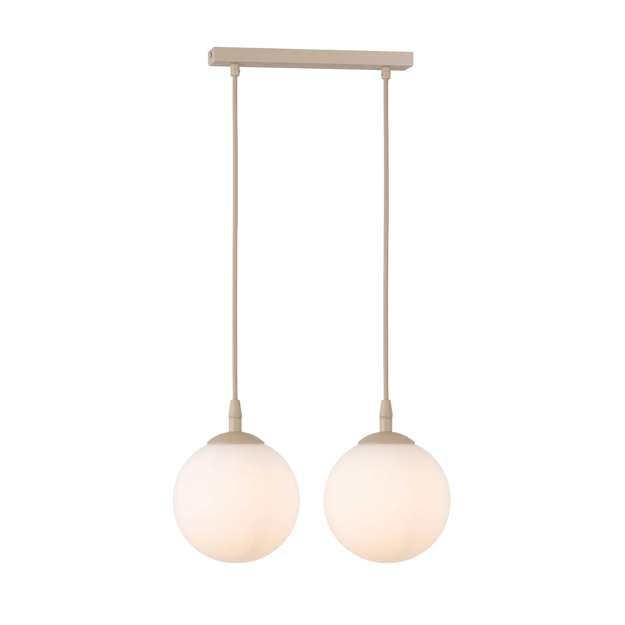 Emibig Cosmo závěsné svítidlo 2x10 W béžová 1790/2