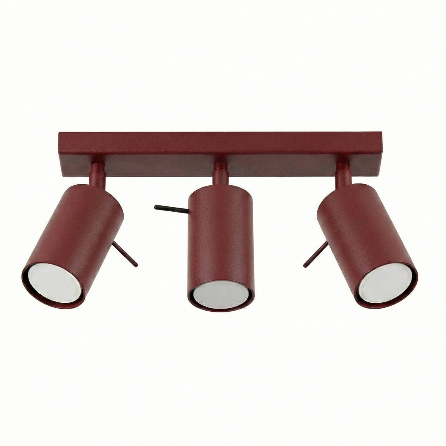 Sollux Lighting Ring stropní světlo 3x10 W vínová SL.2161